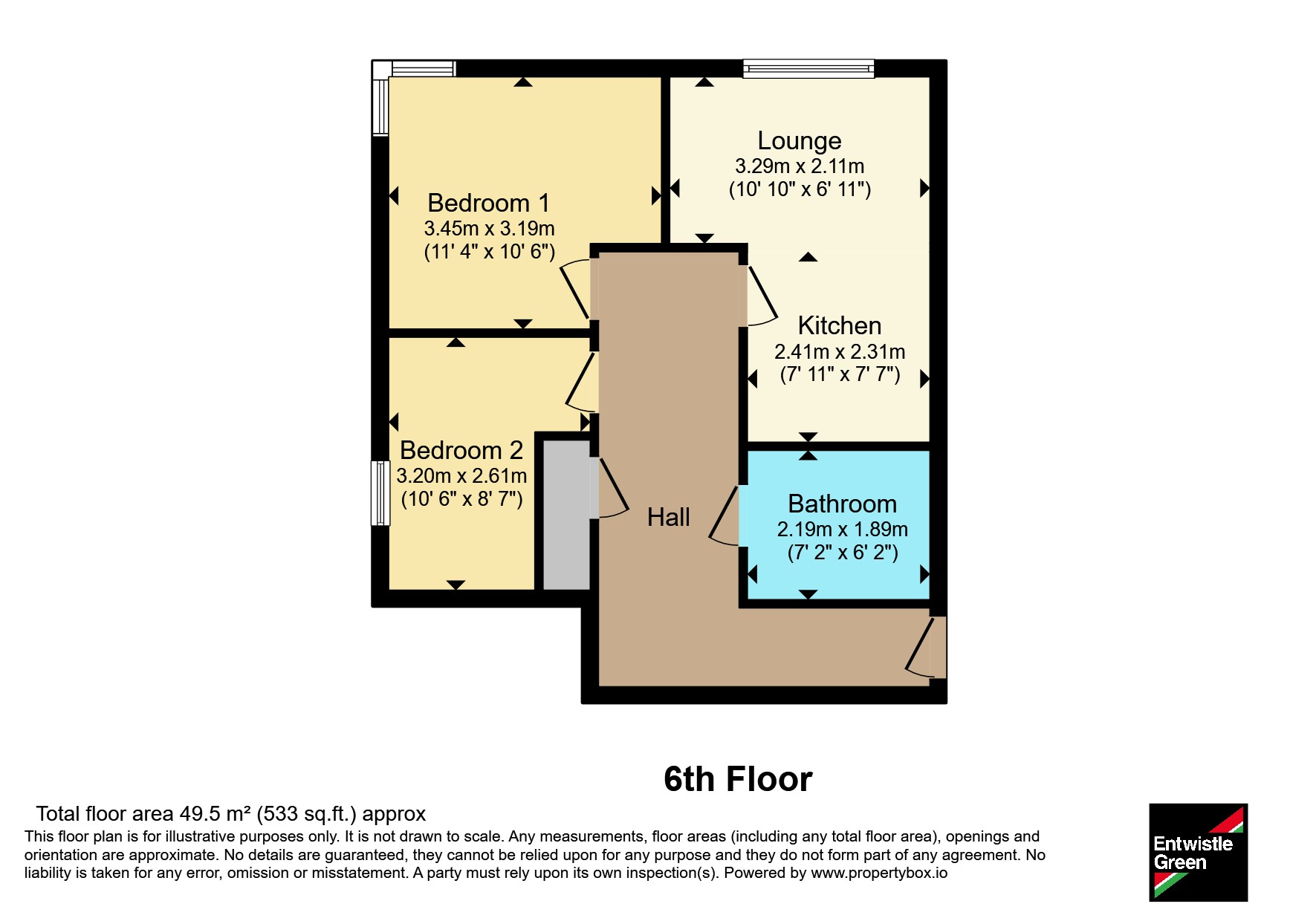 22 Cubic,, Birley Street, Lancashire floorplan
