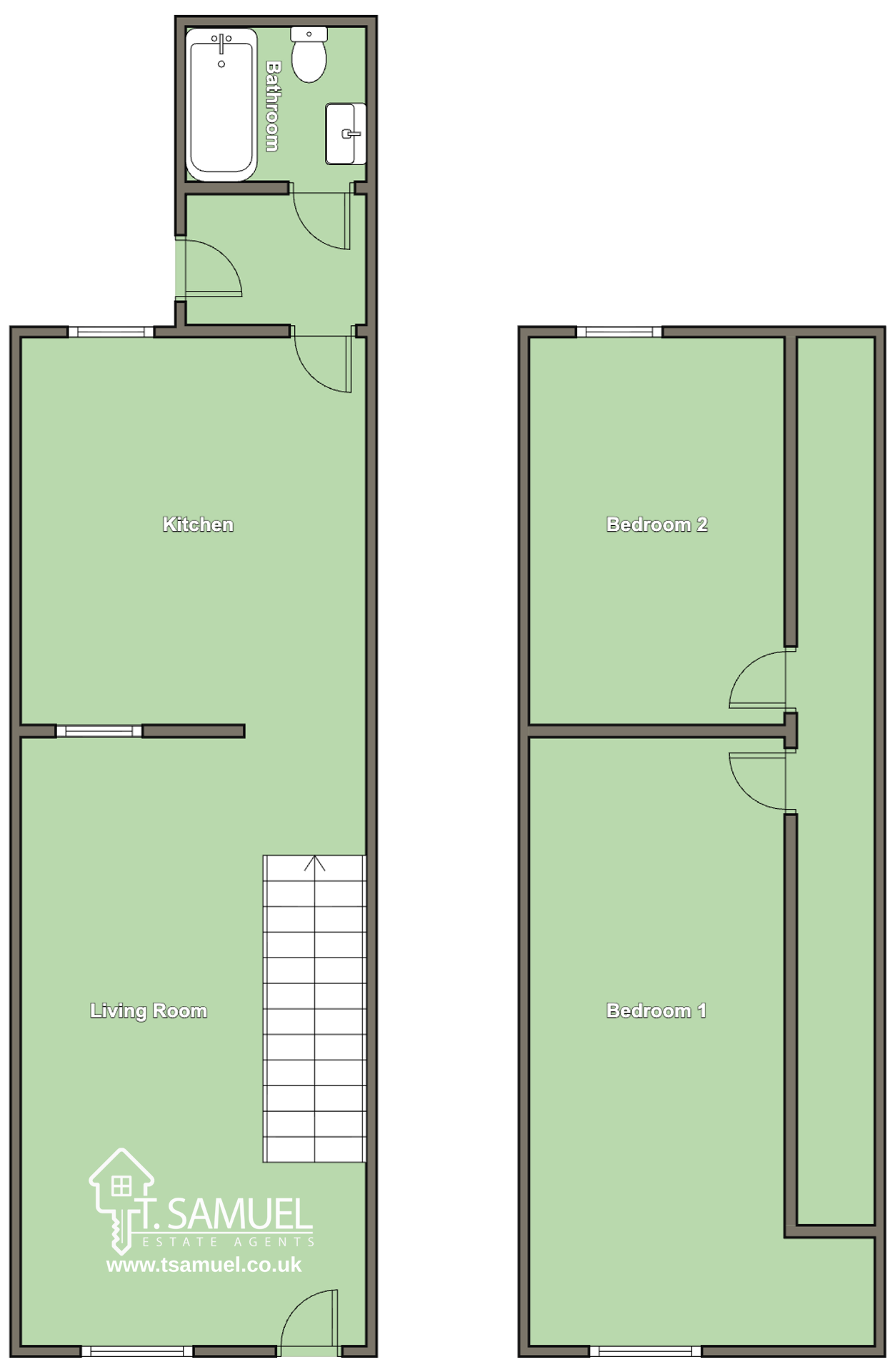 4 Lower Salisbury Street, Tredegar floorplan