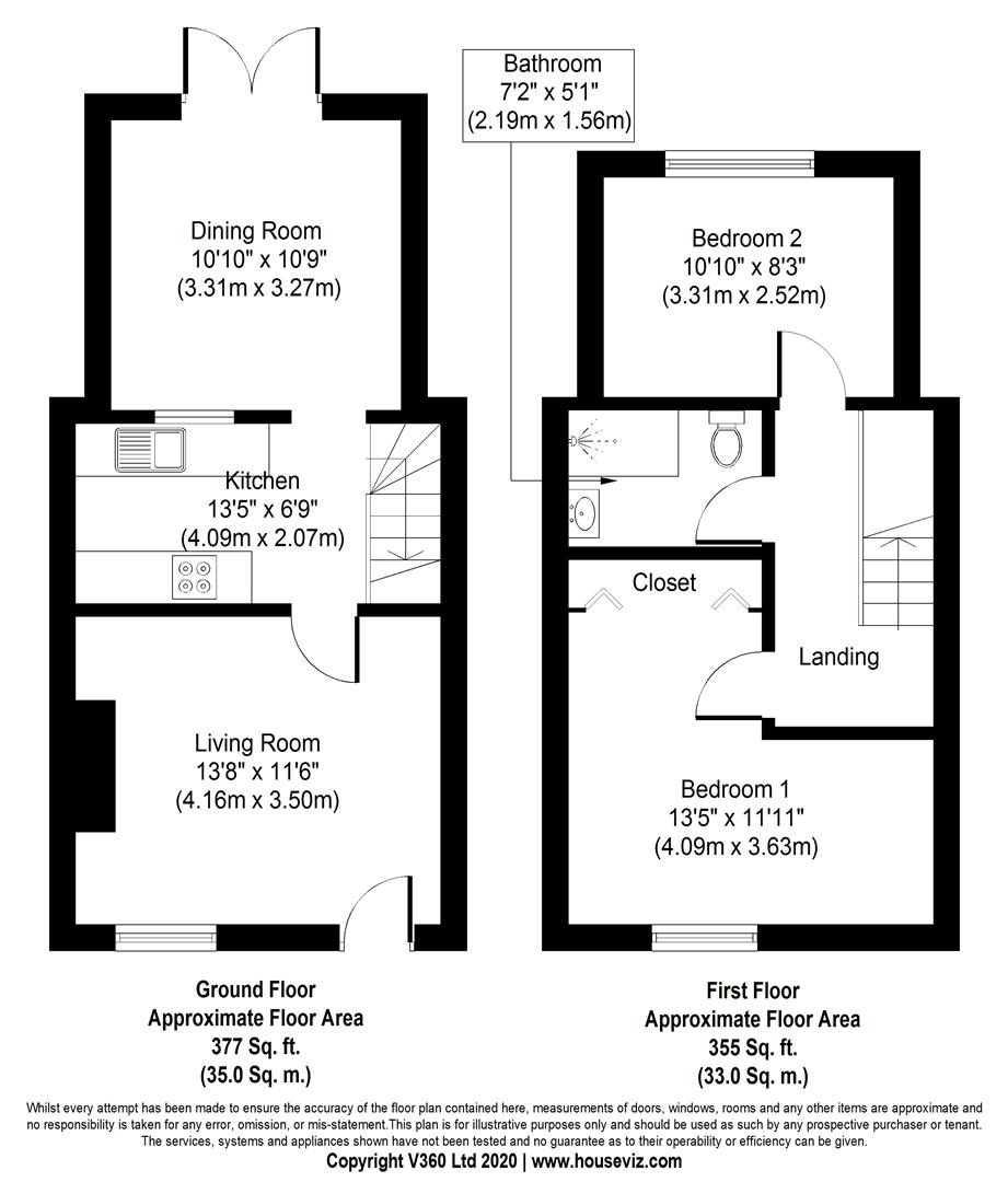 Main Road, New Brighton, Mold CH7, 2 bedroom terraced house for sale