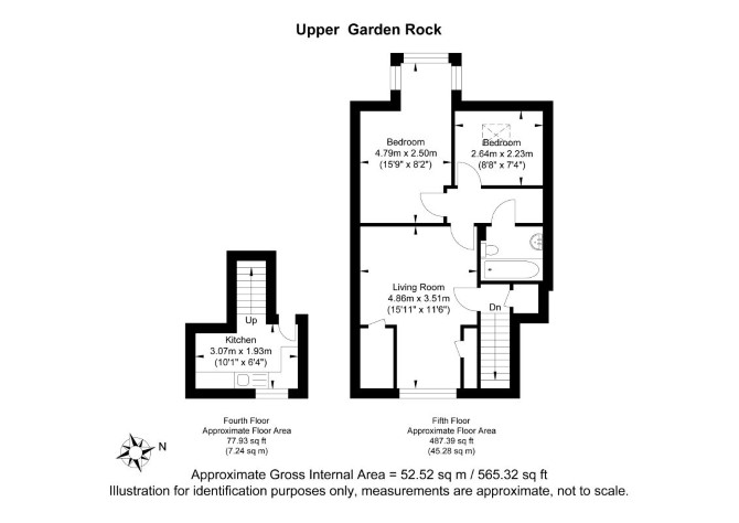 Flat 14 Dunblair Court, 43-44 Upper Rock Gardens,, Brighton floorplan