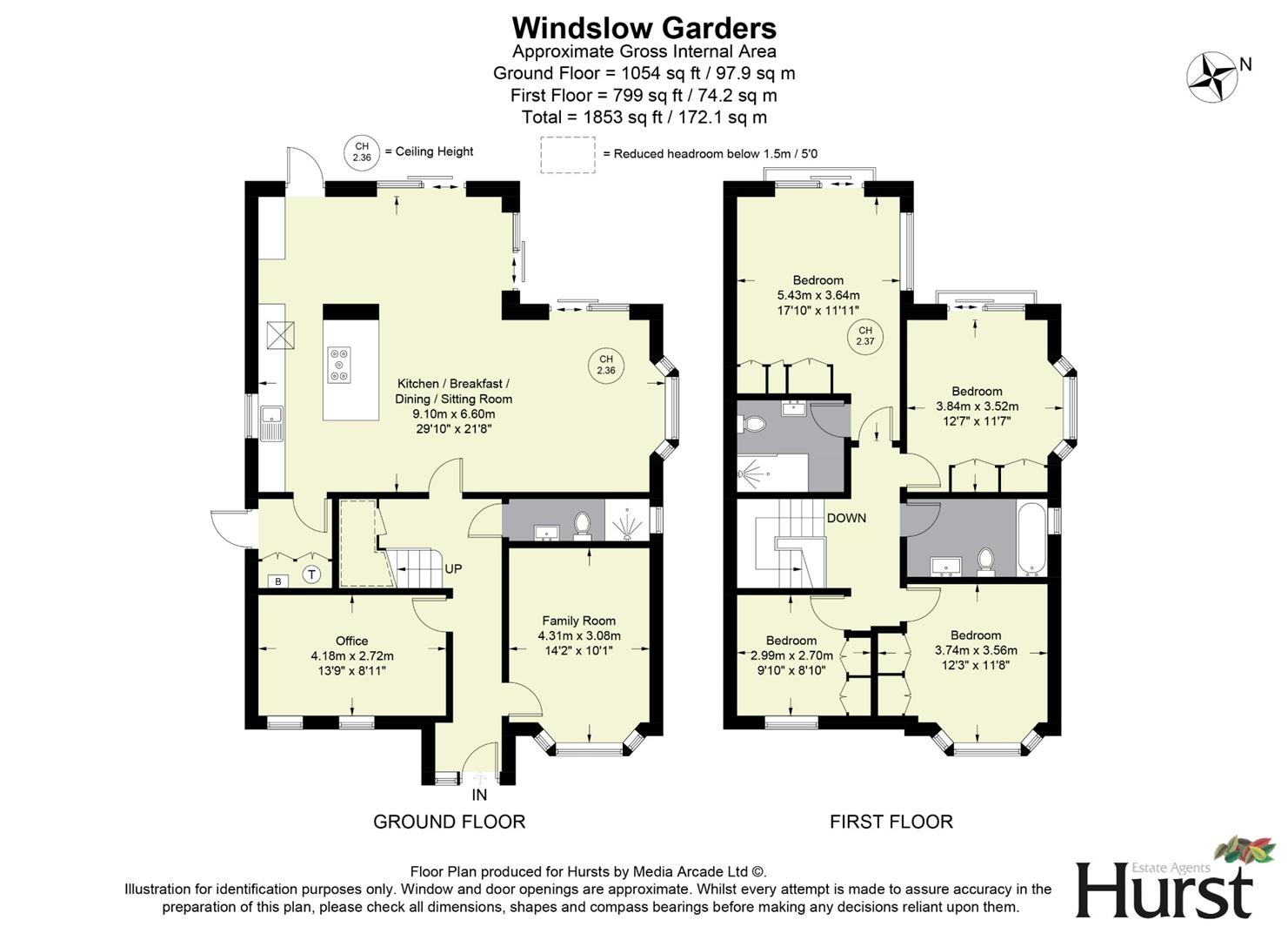 10A, Winslow Gardens, High Wycombe floorplan