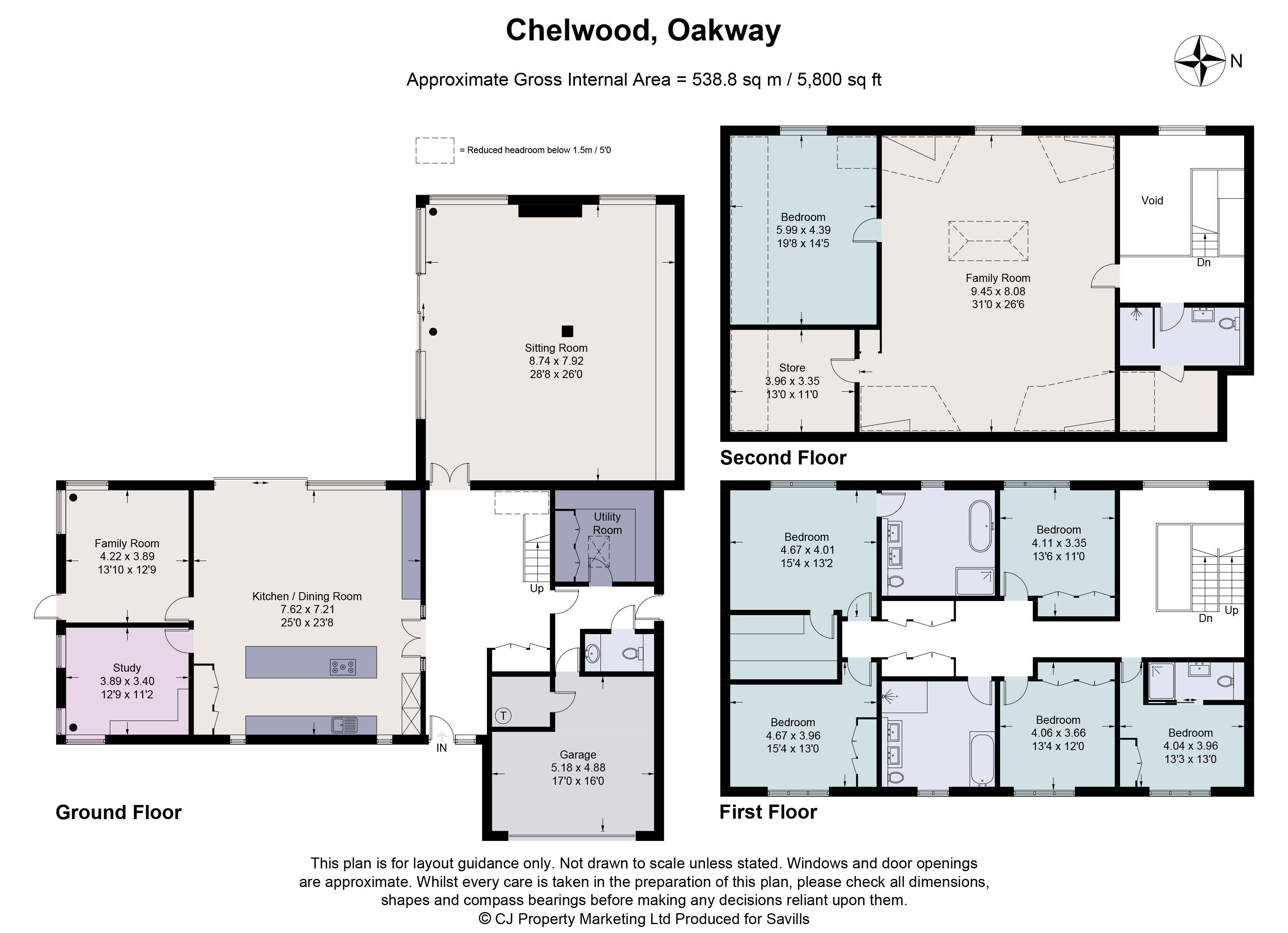 Chelwood,, Oakway, Buckinghamshire floorplan