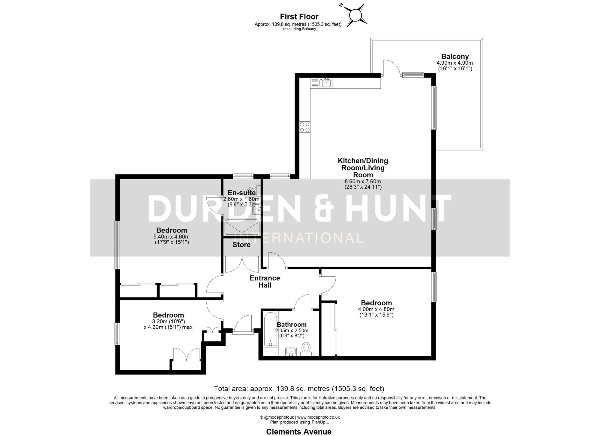 Flat 21, Freesia Lodge 1a St. Clements Avenue, Romford floorplan