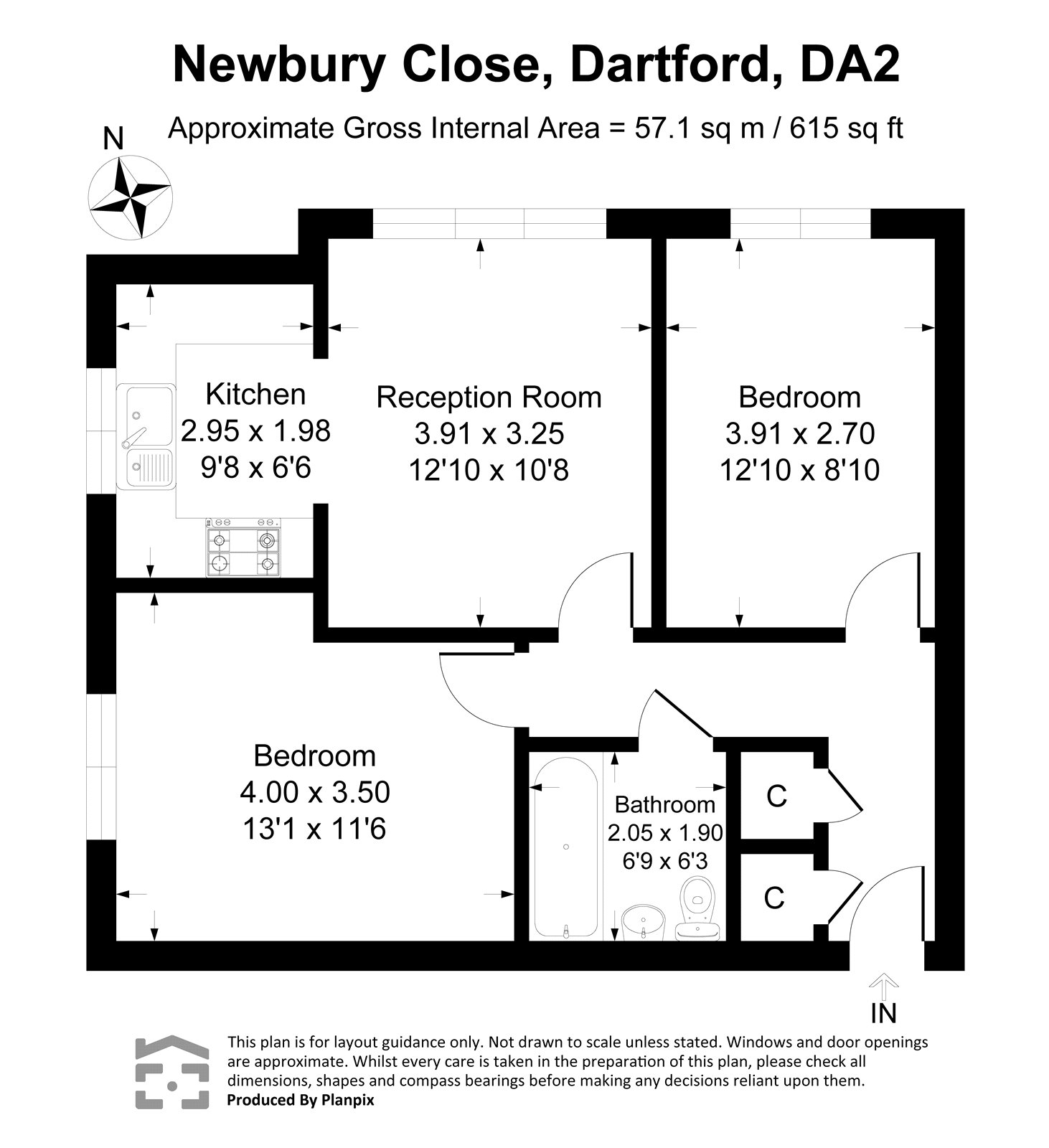 3, Newbury Close, Kent floorplan