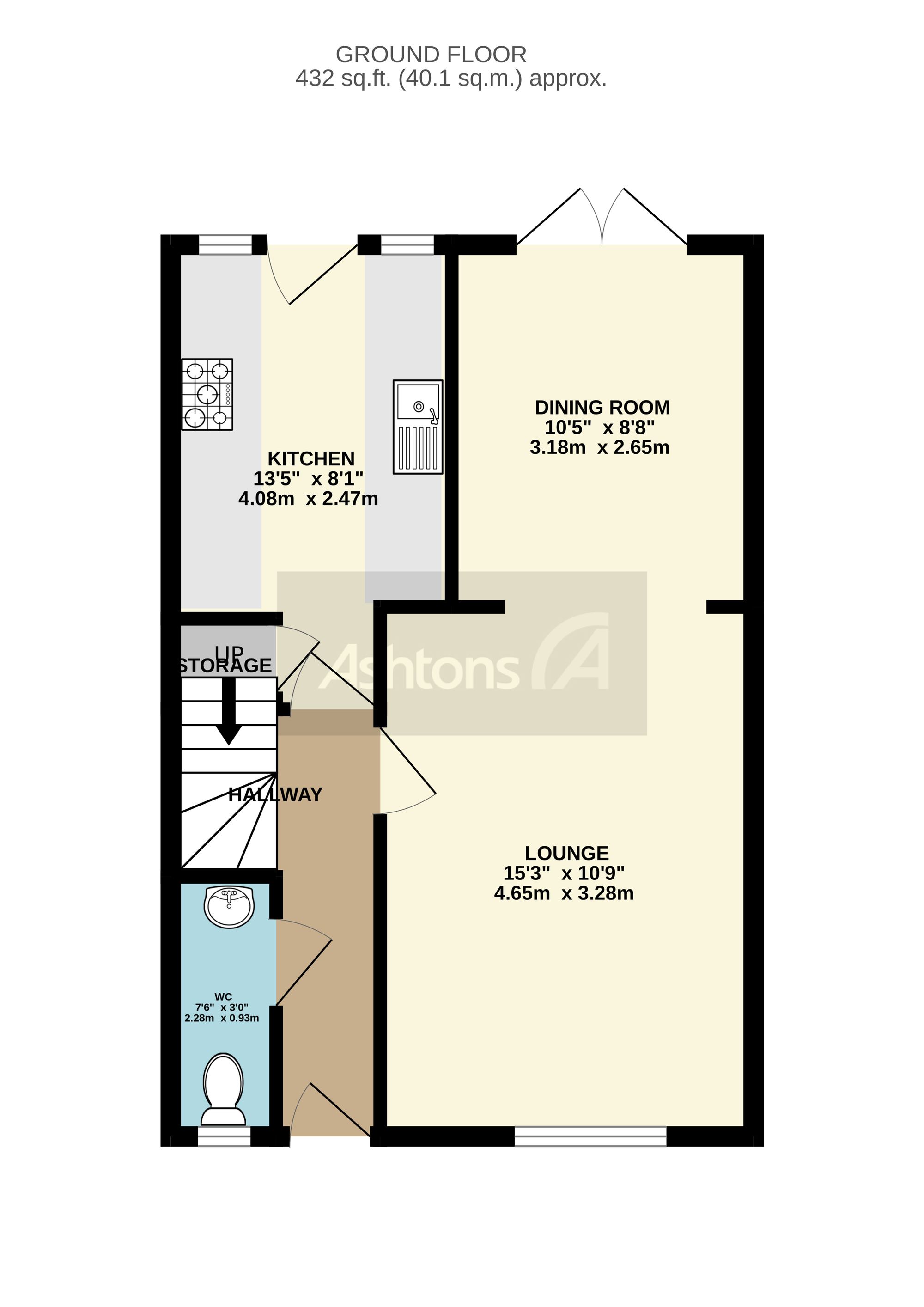 3 Marsh Brook Close, Warrington floorplan