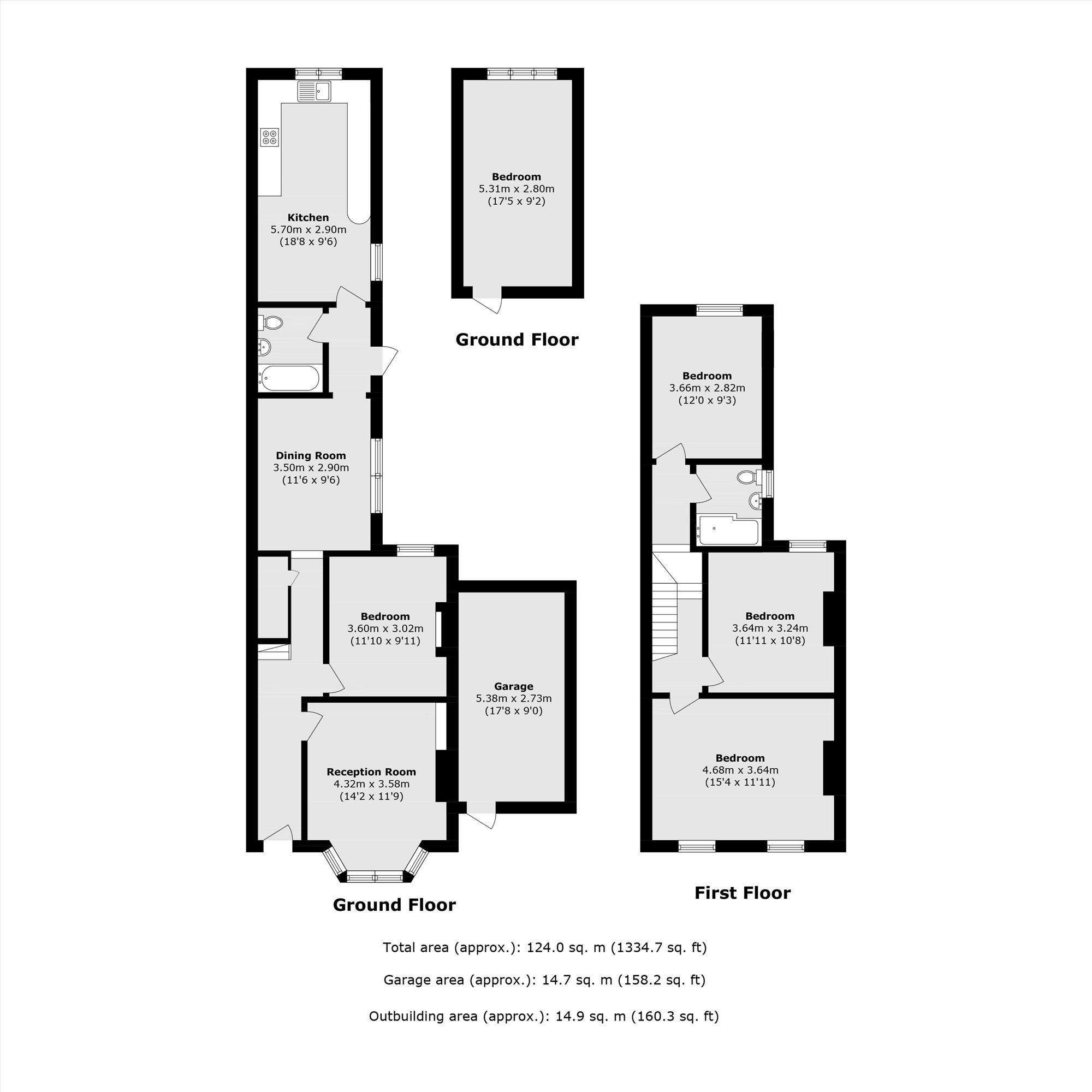 106, Vicarage Road, Leyton floorplan