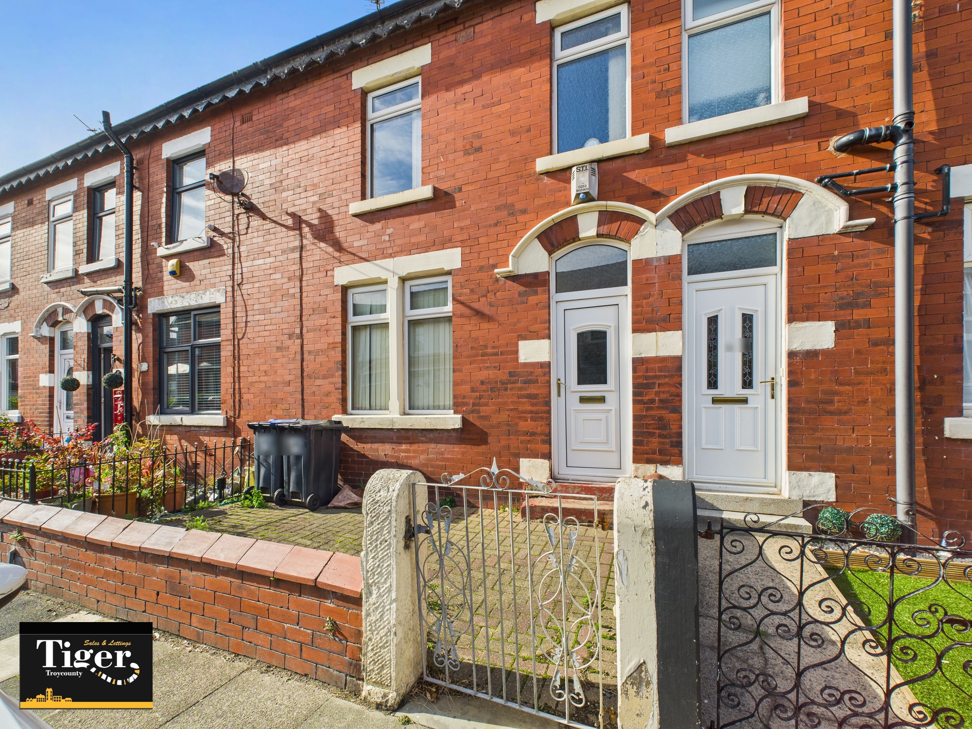 2-bed terraced on 12, Johnson Road, Blackpool, £102,500