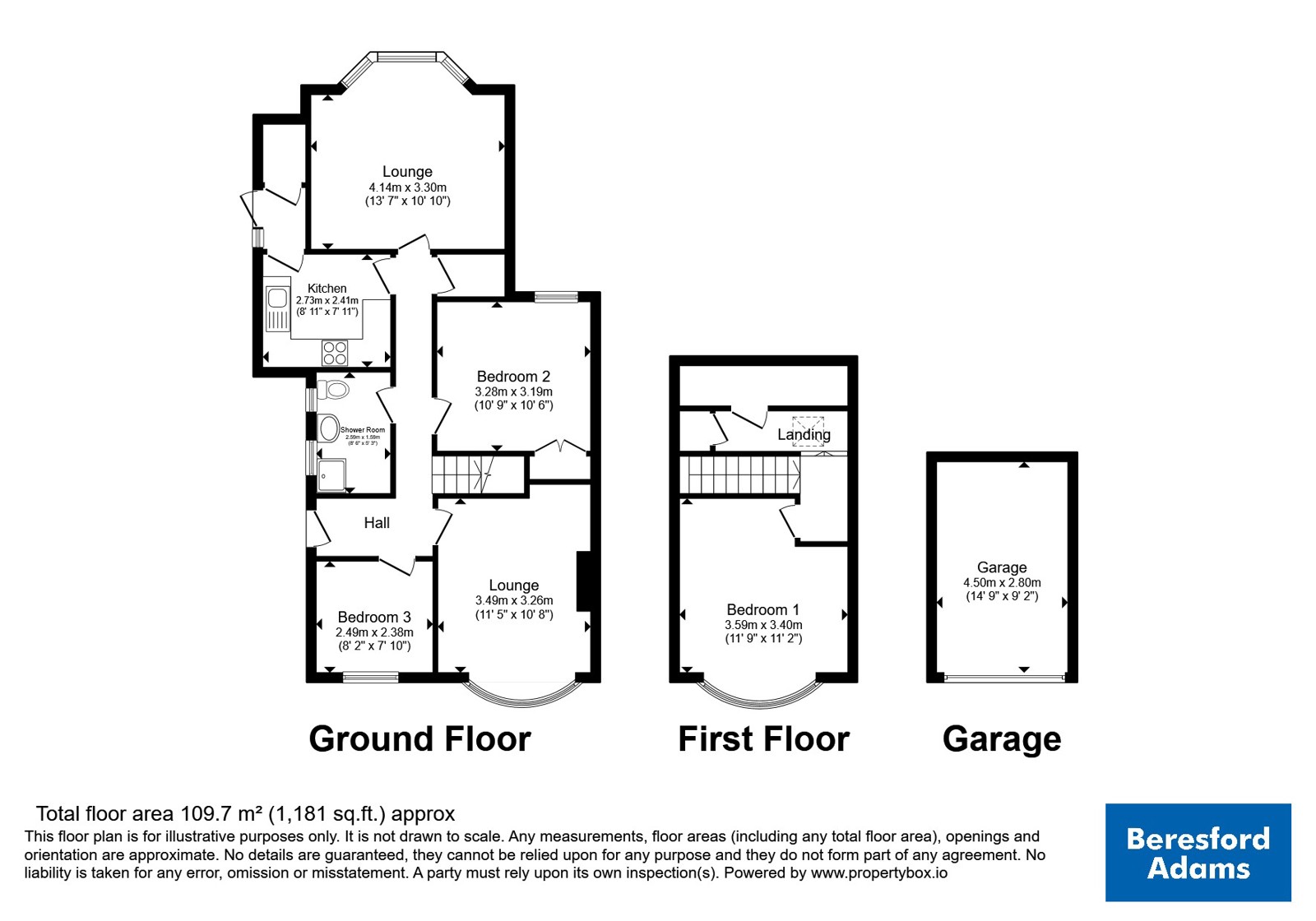 131, Dinerth Road, Colwyn Bay floorplan