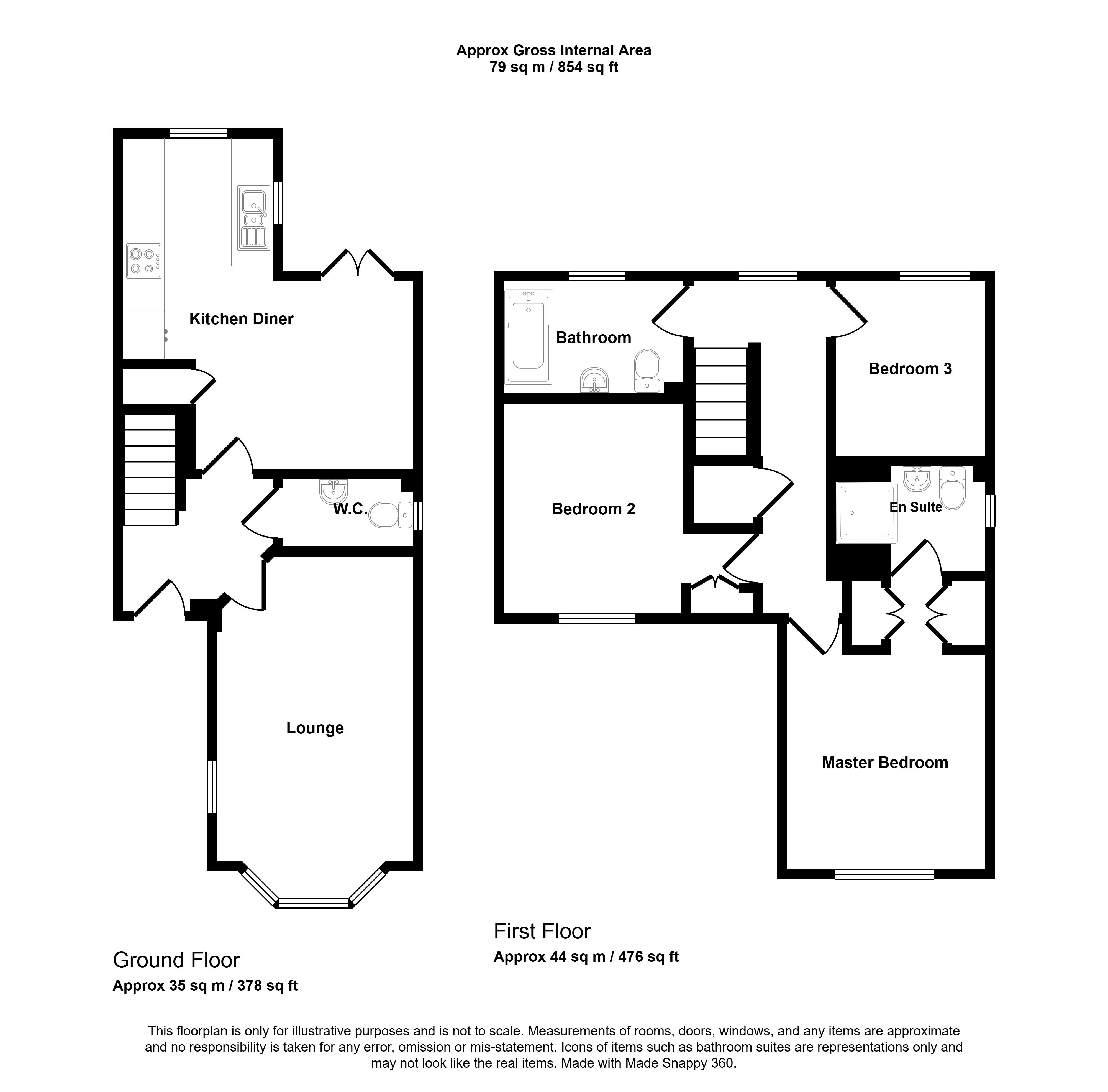 41, Meadowsweet Lane, Stockton floorplan