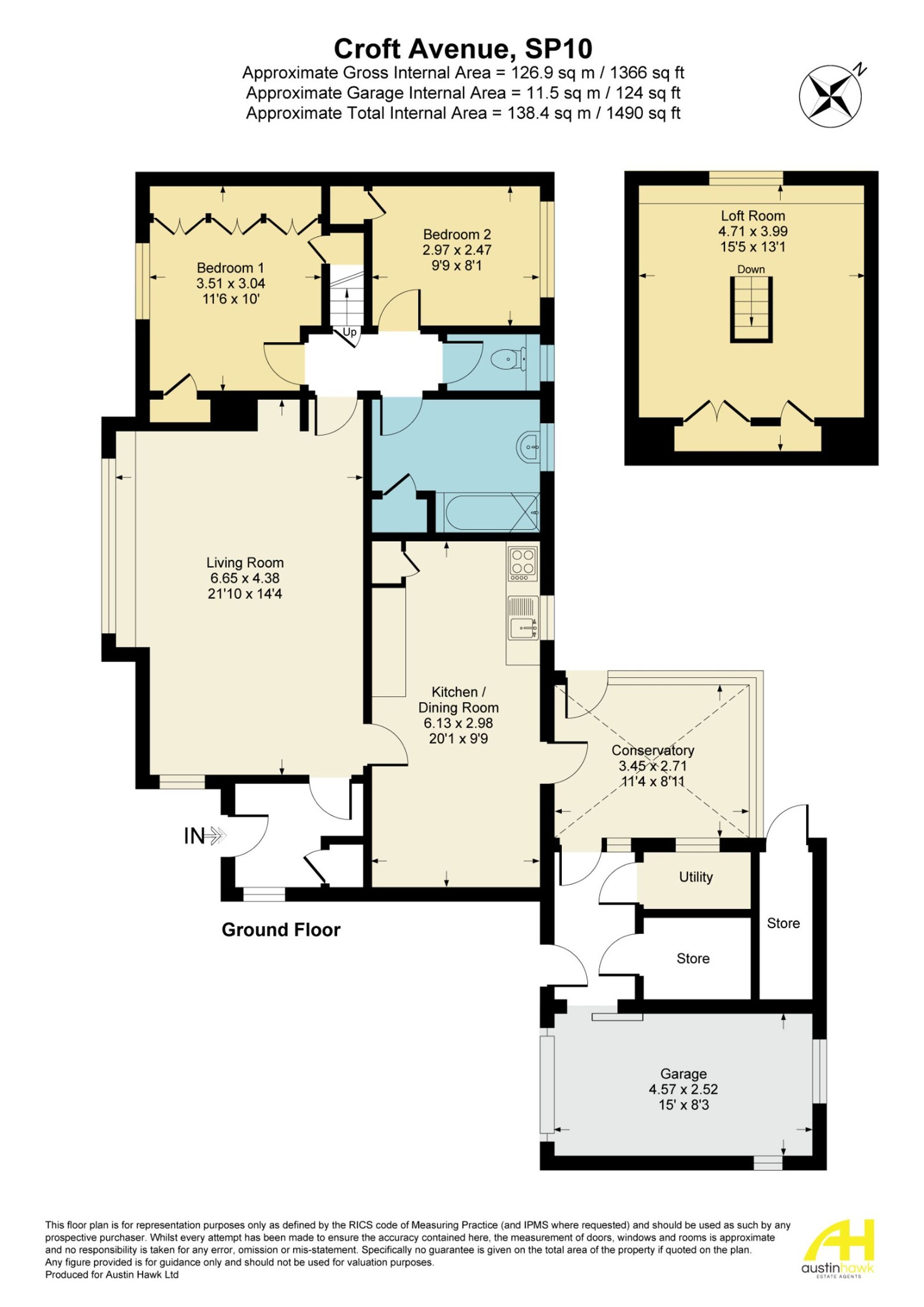 10 Croft Avenue, Andover floorplan