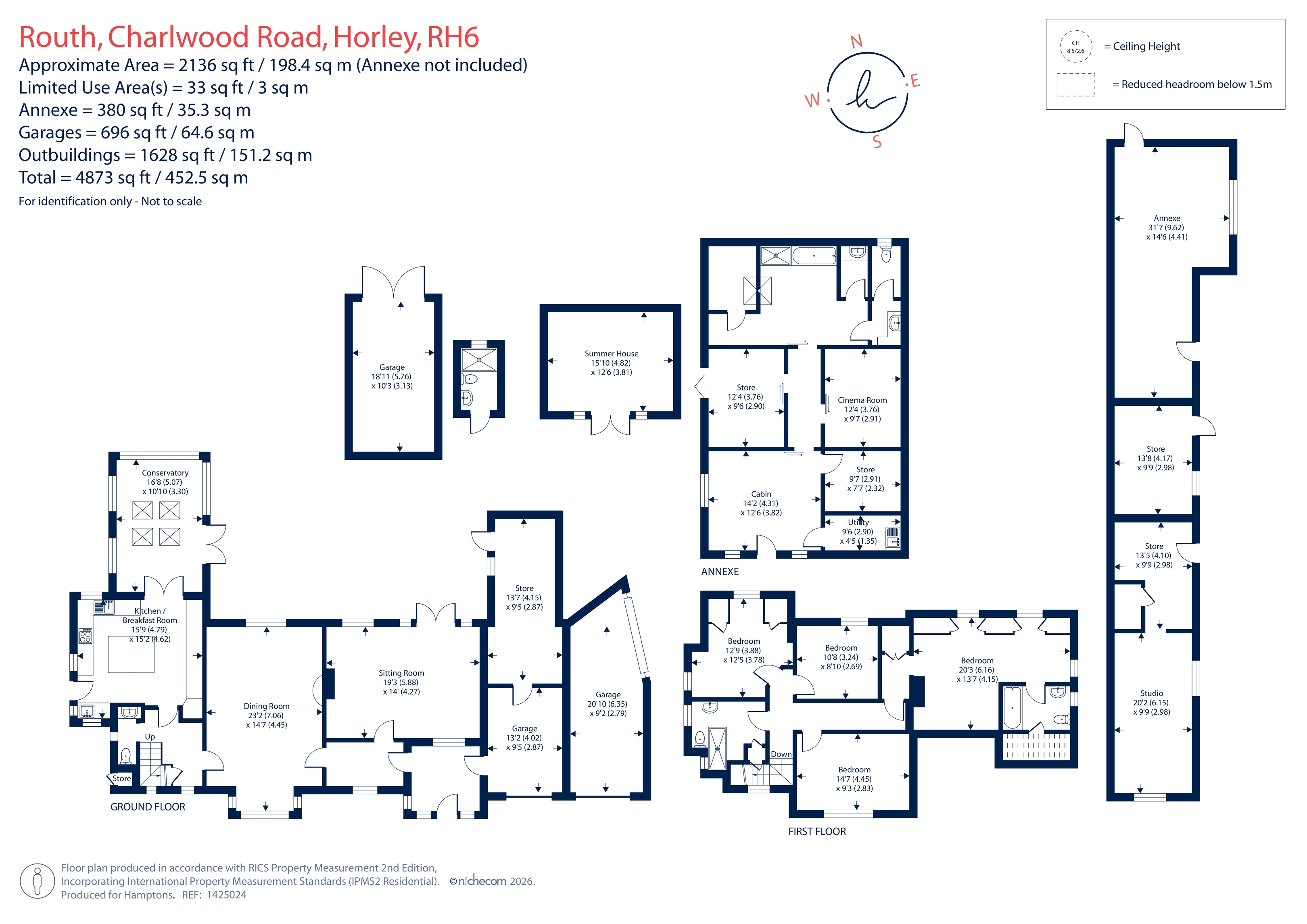 Routh, Charlwood Road, Hookwood floorplan