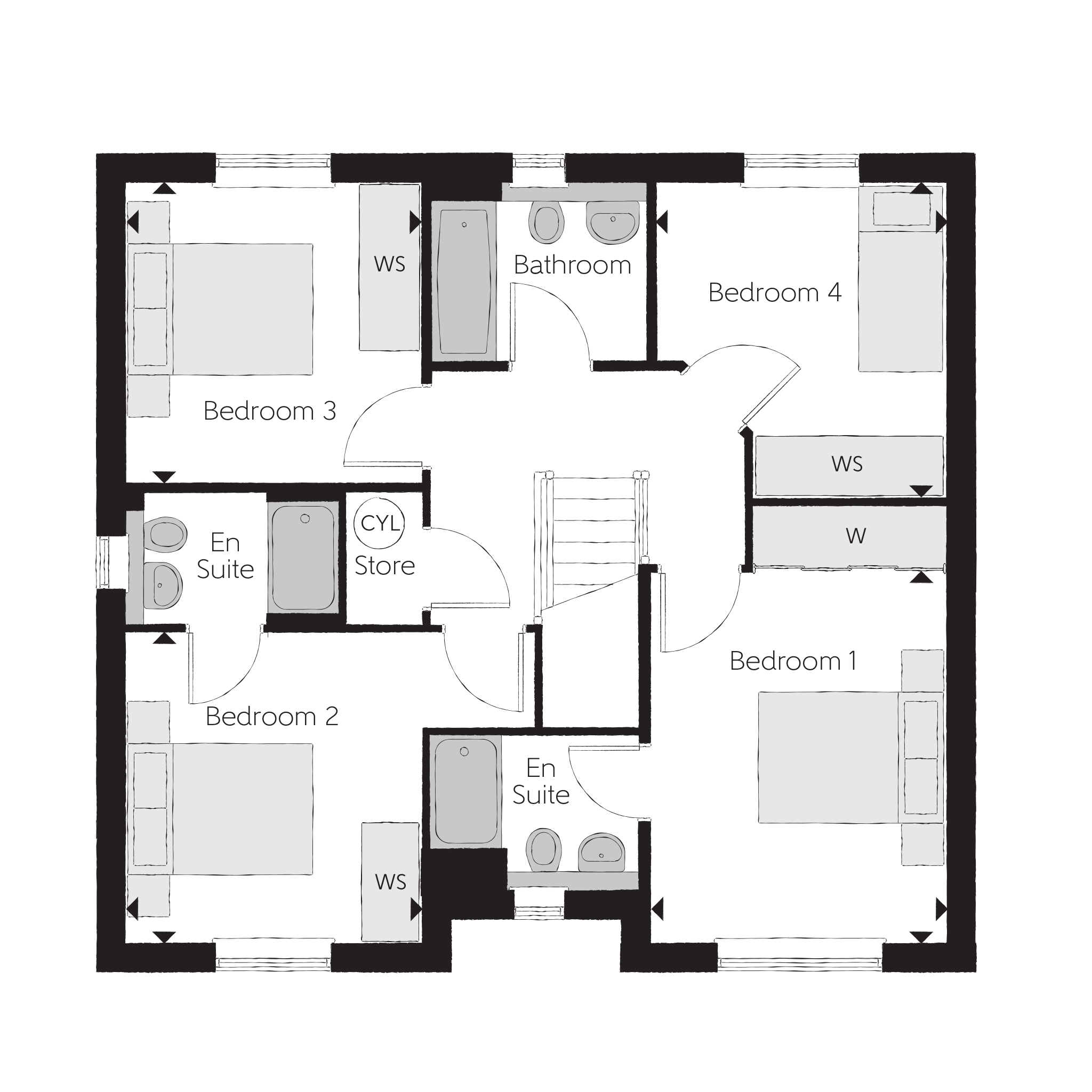 74, The Gatehouse, Whitecraig floorplan