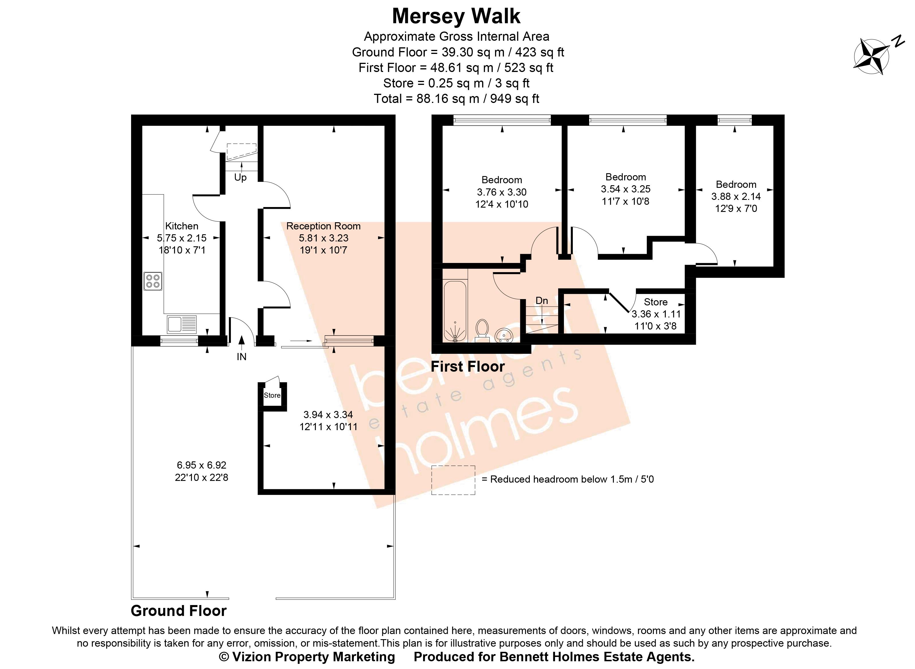 Mersey Walk, Northolt floorplan