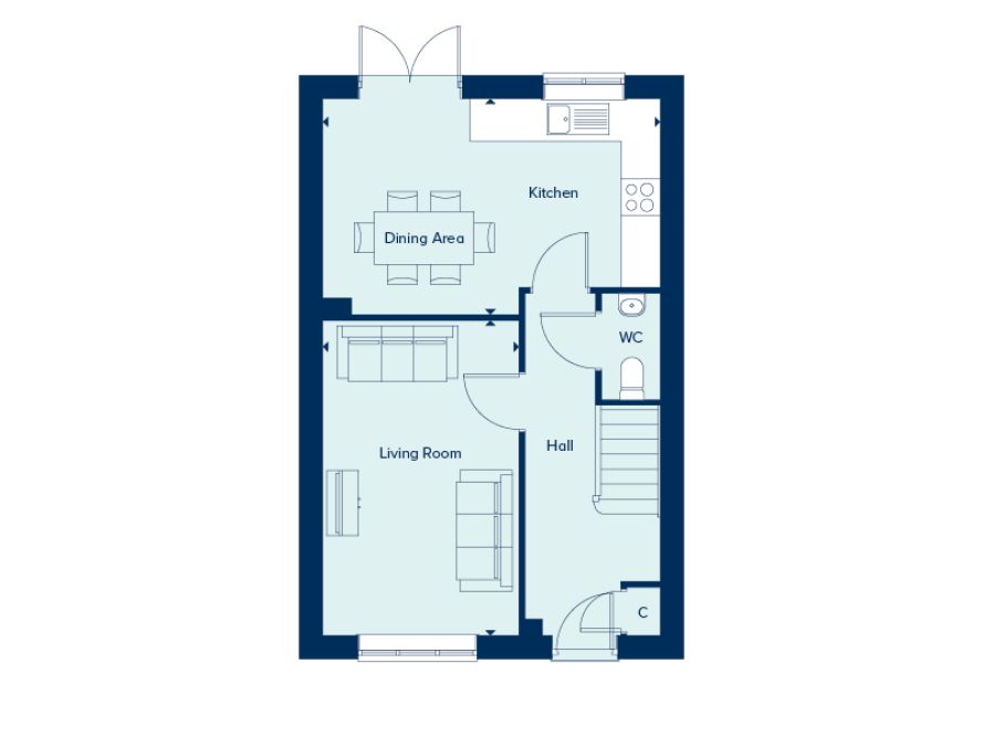 38, Crossley Lane, Huddersfield floorplan