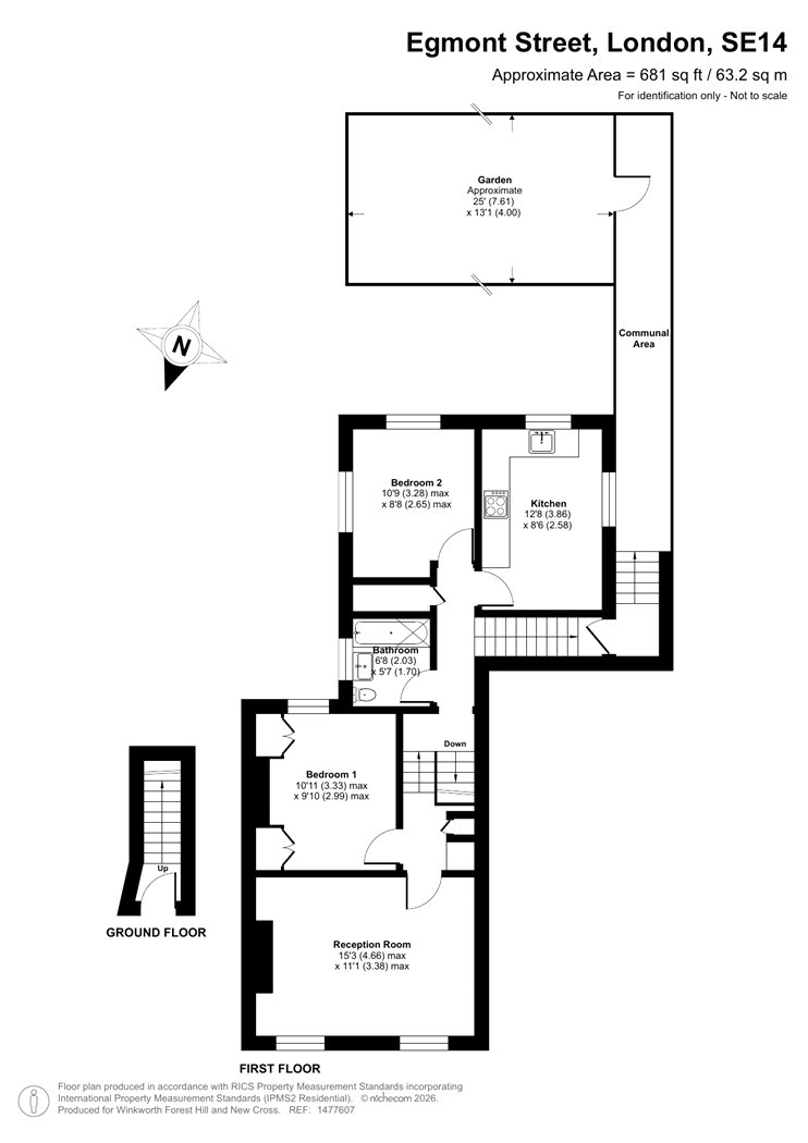 18B,, Egmont Street, London floorplan