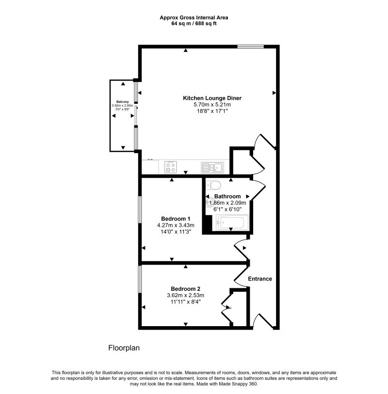 7, Addiscombe Grove, Croydon floorplan