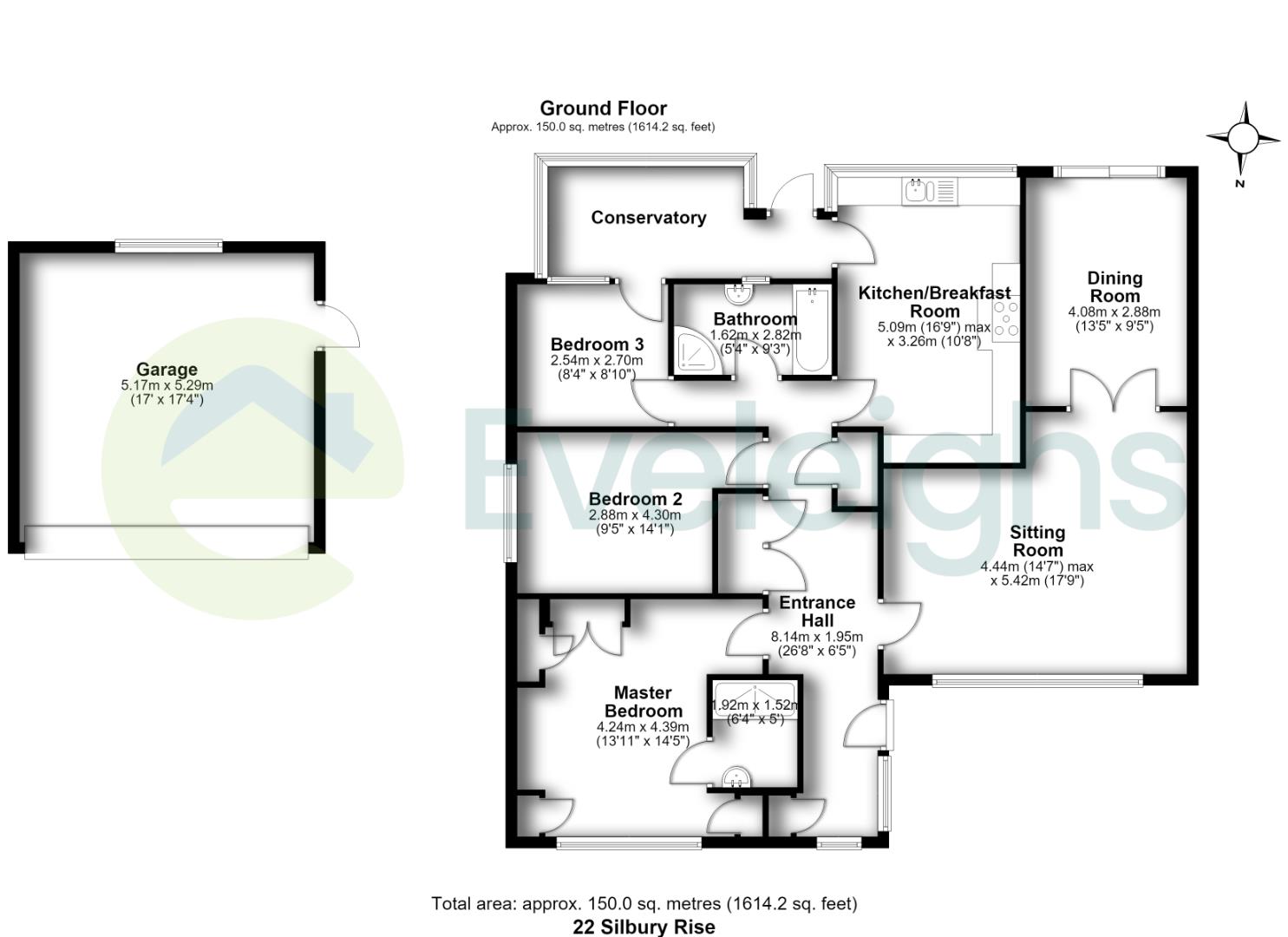22, Silbury Rise, Bristol floorplan