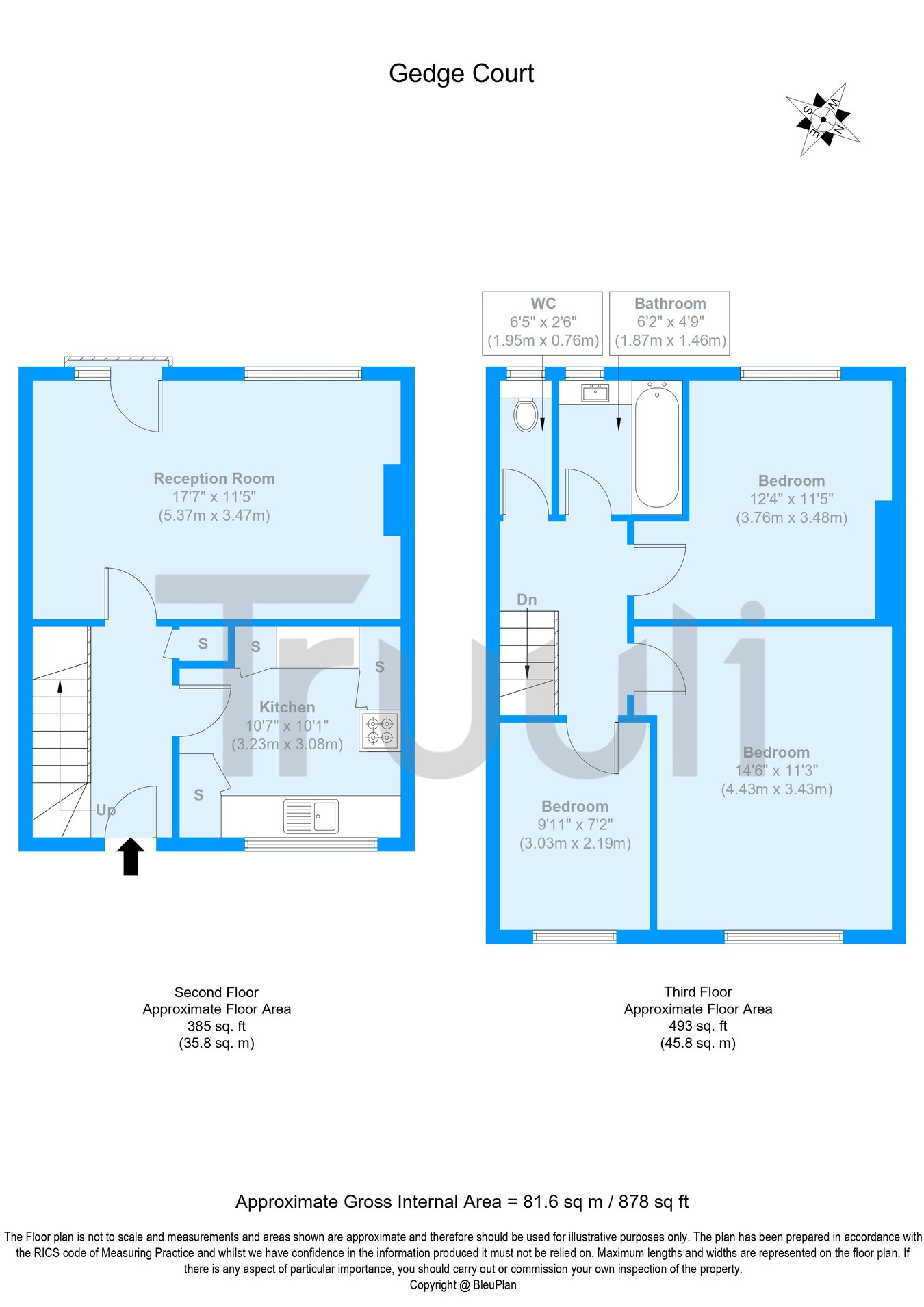 Gedge Court, London Road, Mitcham floorplan