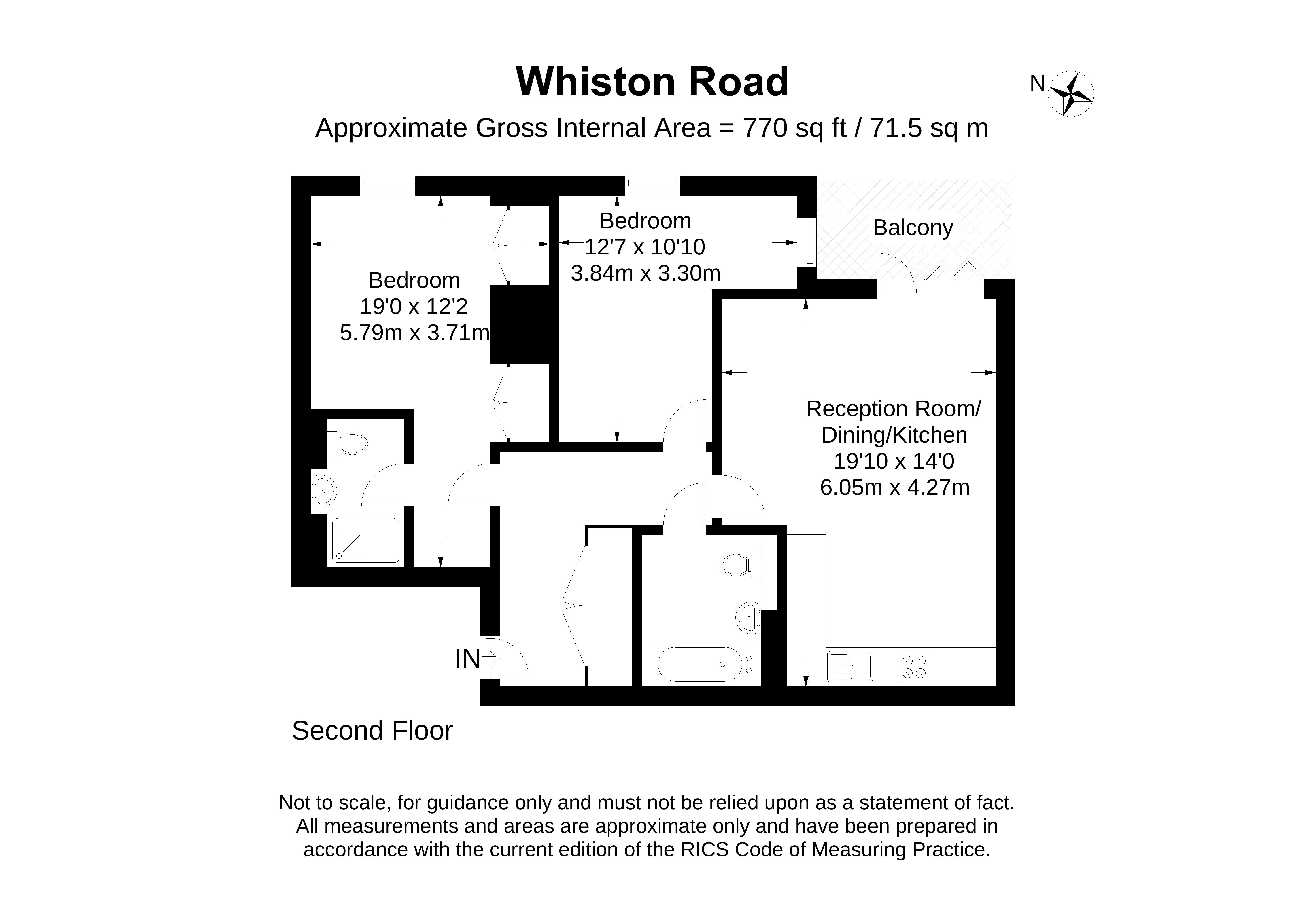 2 Bedrooms Flat for sale in Whiston Road, Haggerston E2