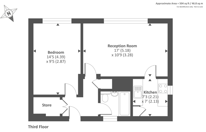 Audley House, Addlestone floorplan