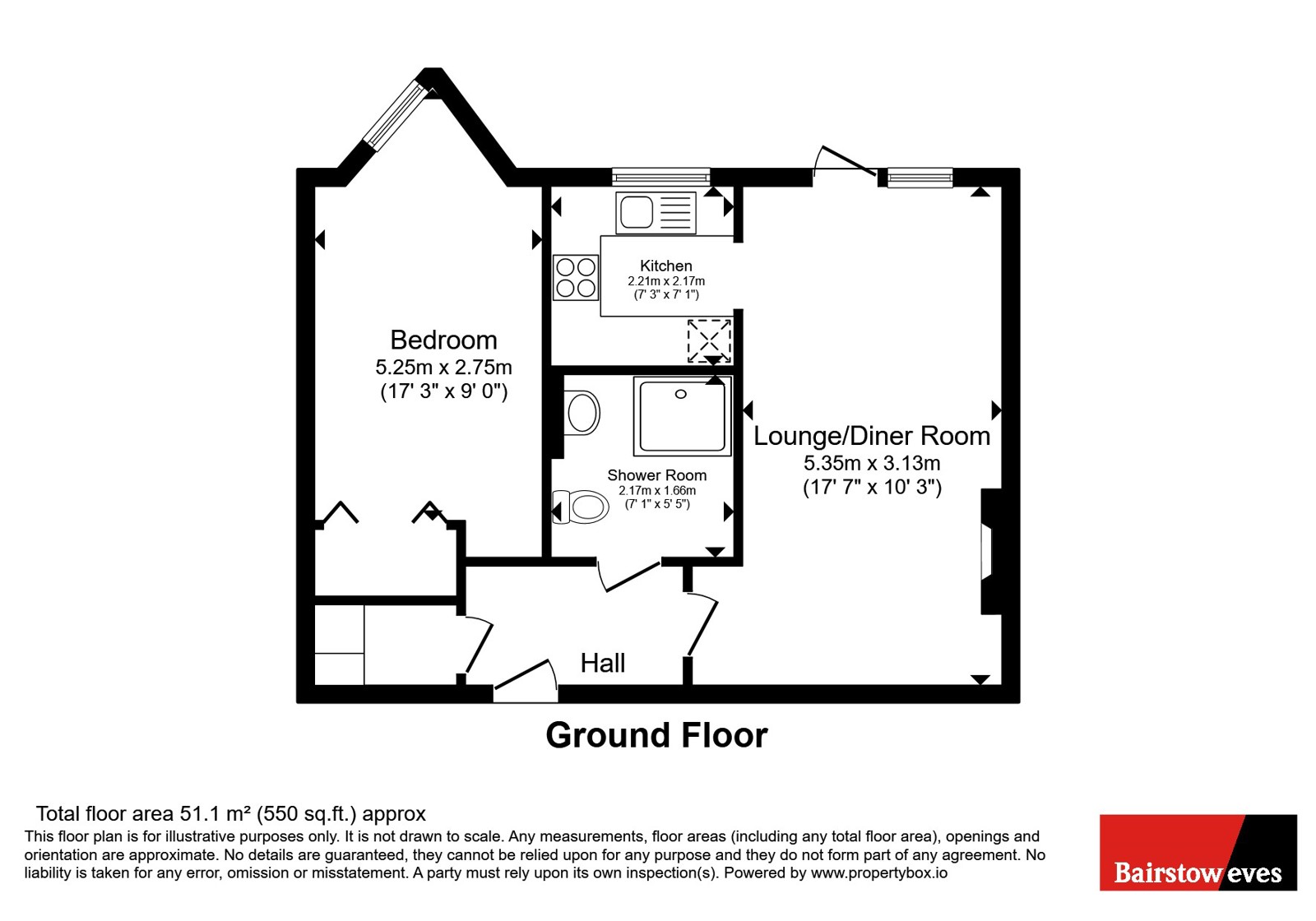 Flat 20, Asprey Court,, Stafford Road, Surrey floorplan