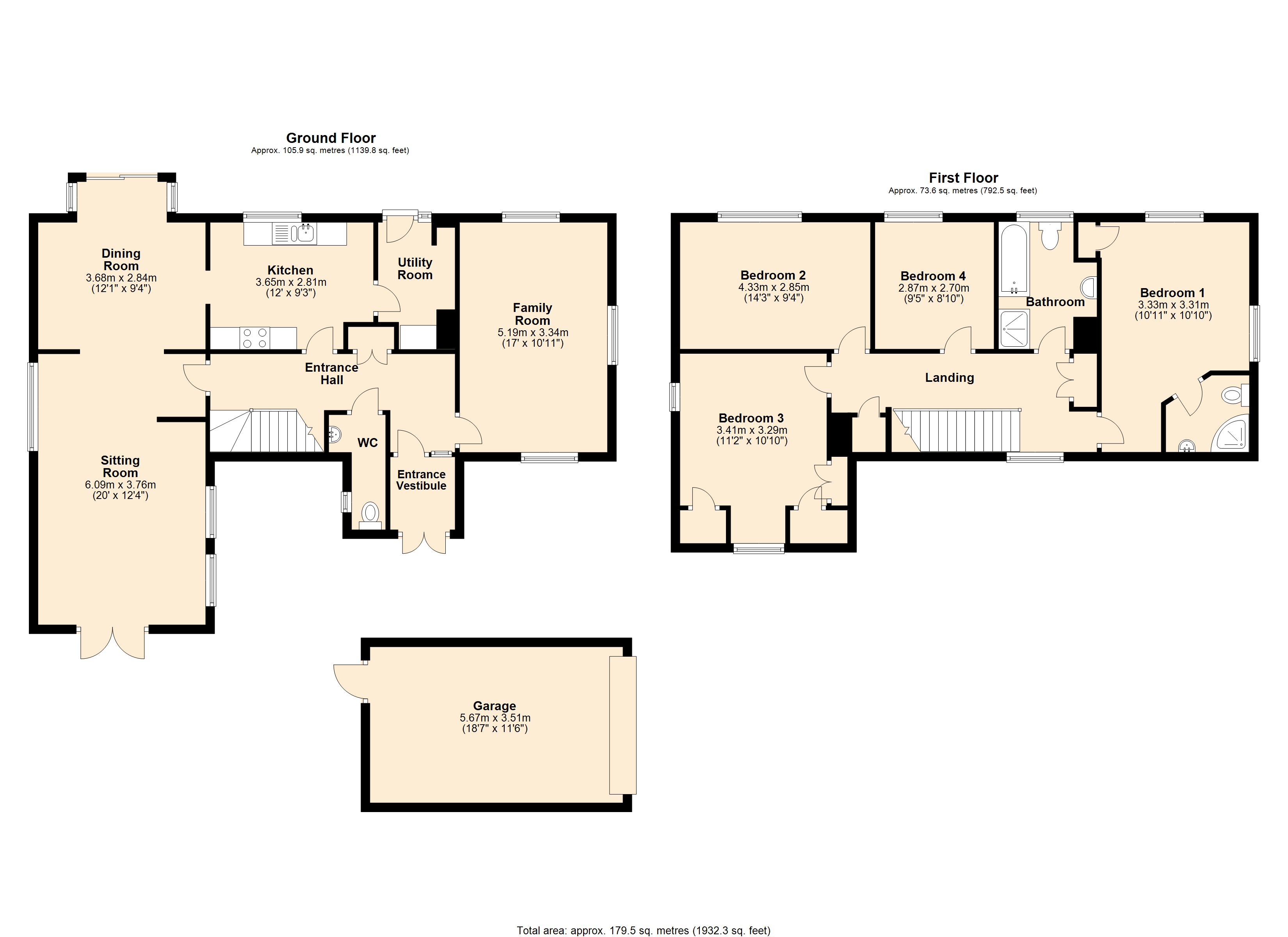 The Beeches, Church Hill, Somerset floorplan