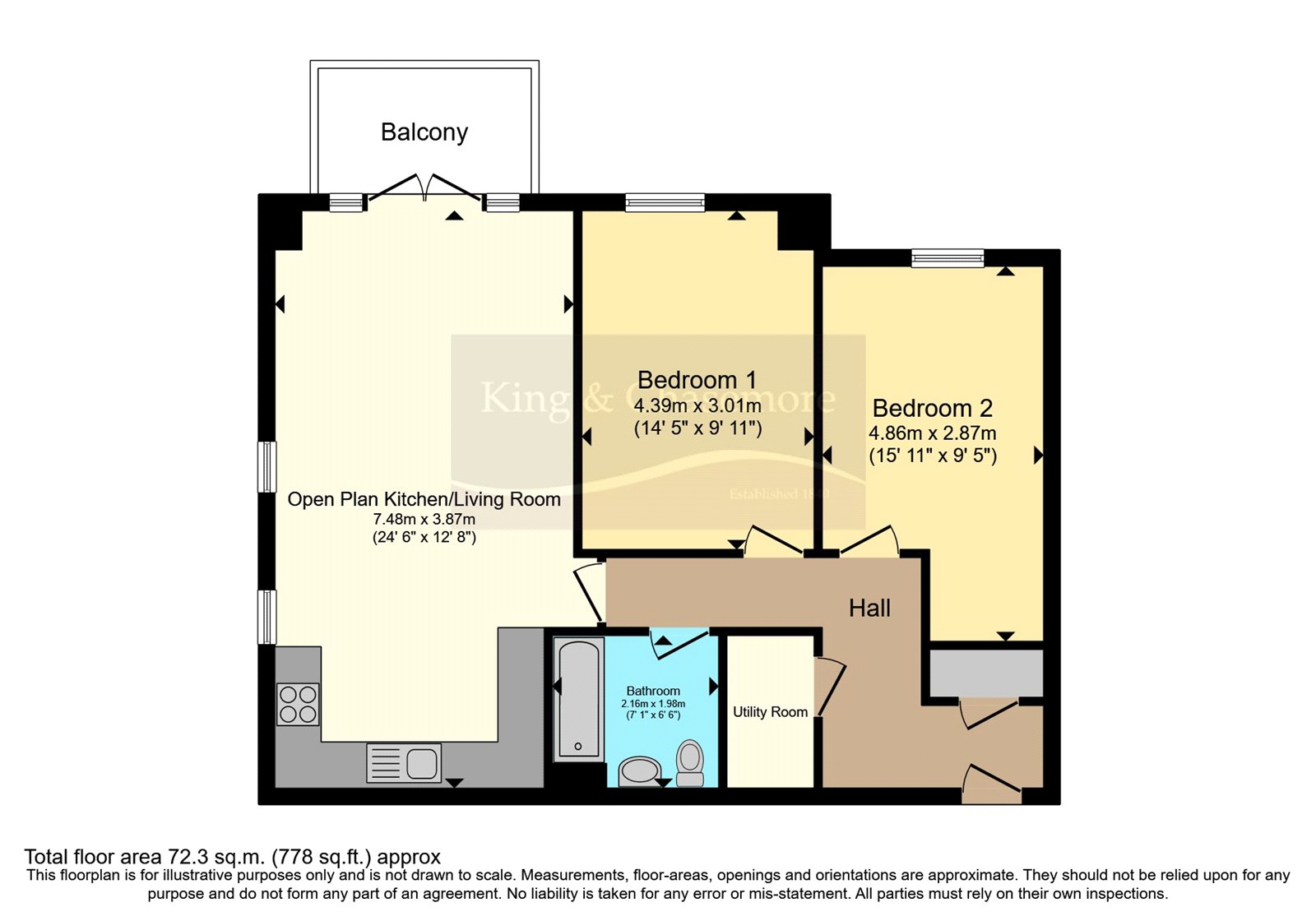 Kilnwood Vale, Faygate RH12, 2 bedroom flat for sale 64924747