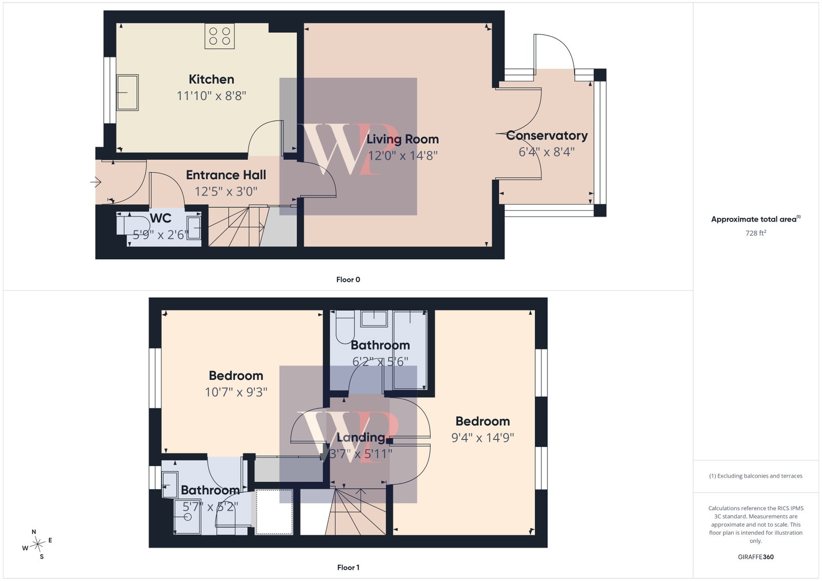 4, Field Acre Way, Norwich floorplan