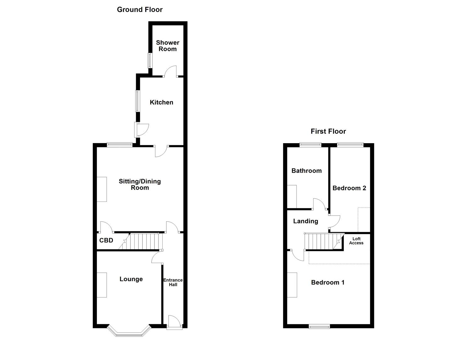 Lower Oxford Street, Castleford WF10, 2 bedroom terraced house for sale