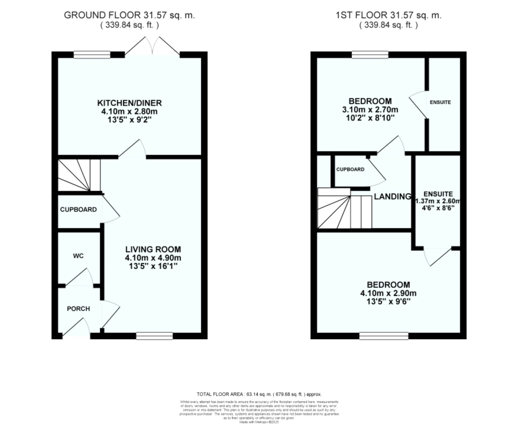 4, Piper Street, Devon floorplan
