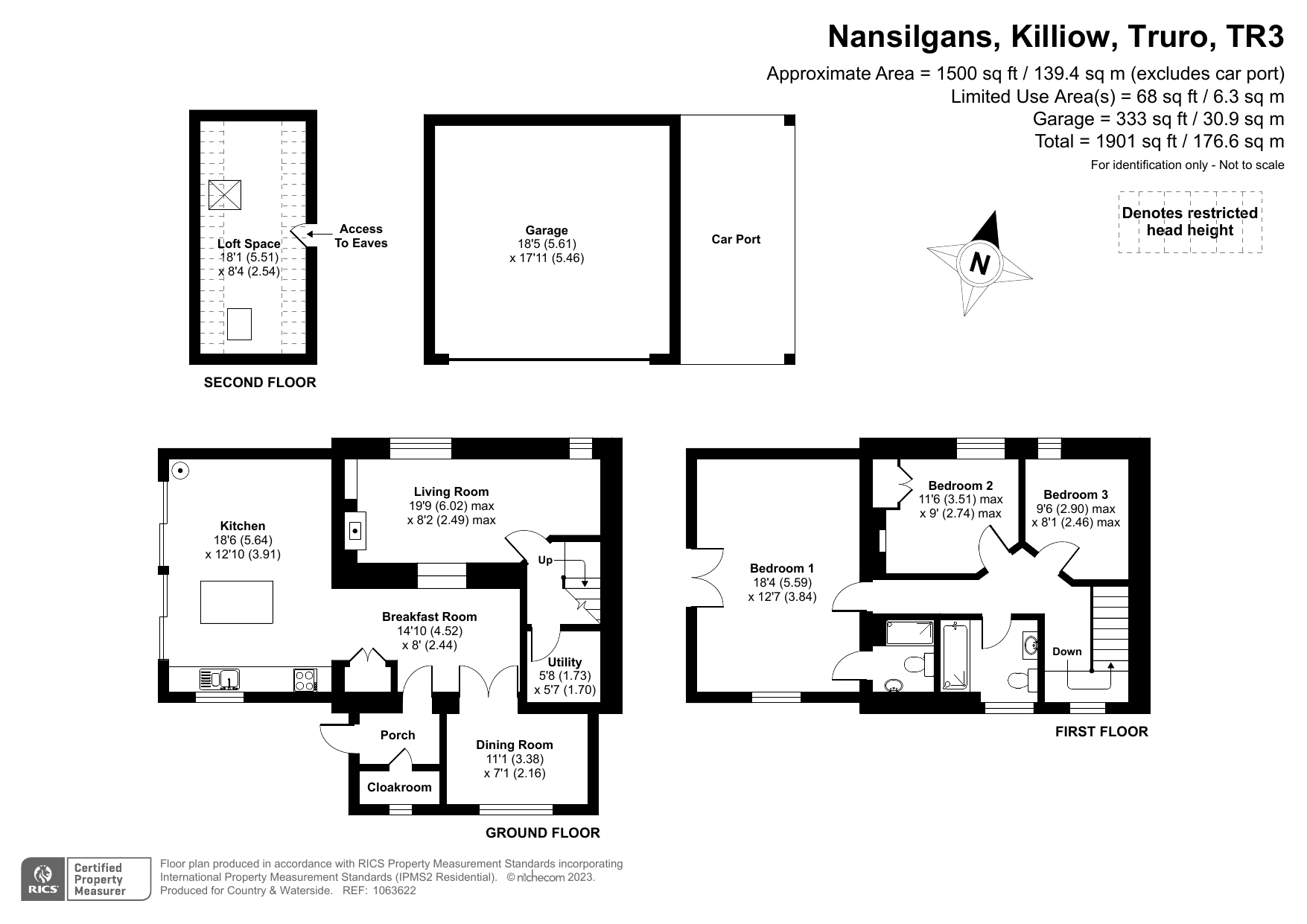 Killiow, Truro, Cornwall TR3, 3 bedroom semidetached house for sale