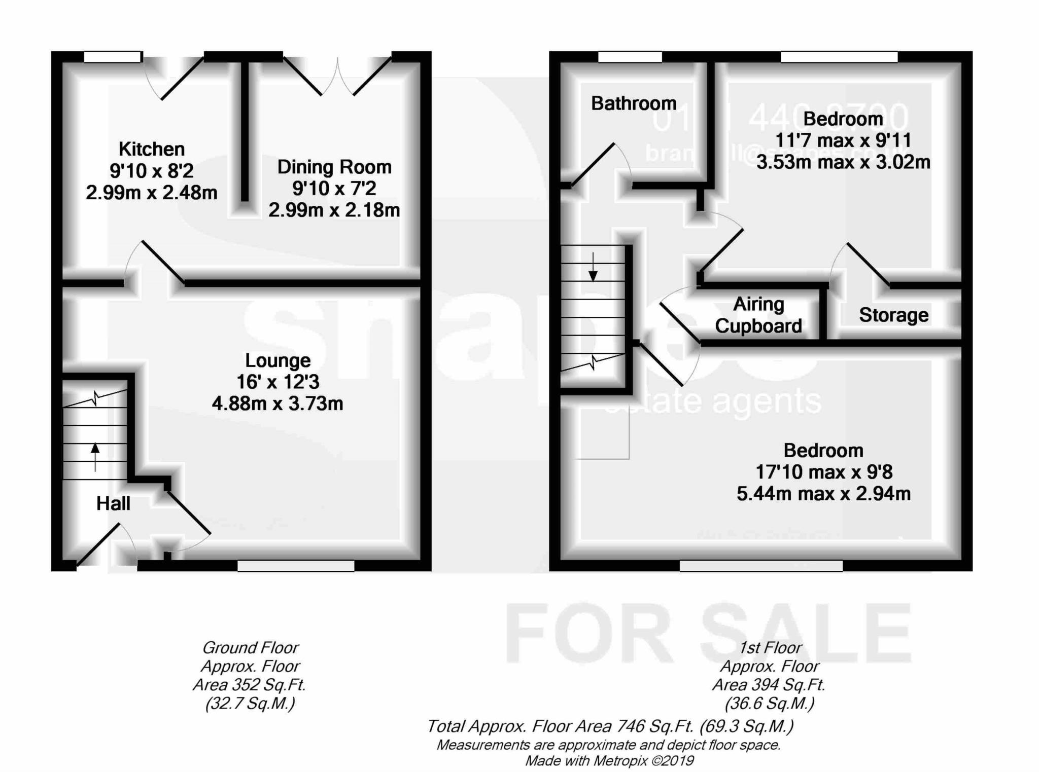 2 Bedrooms Terraced house for sale in Linney Road, Bramhall, Stockport SK7