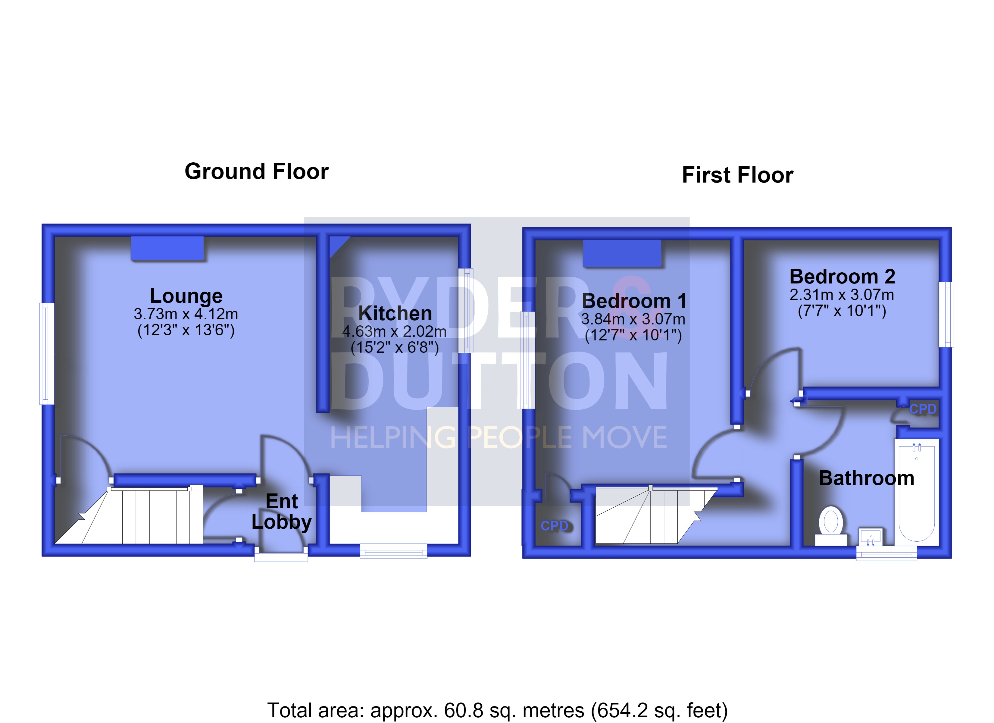 3 Rose Cottage,, Luddenden, West Yorkshire floorplan