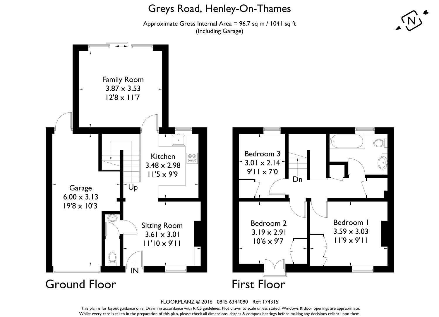 3 Bedrooms Terraced house for sale in Greys Road, Henley-On-Thames, Oxfordshire RG9