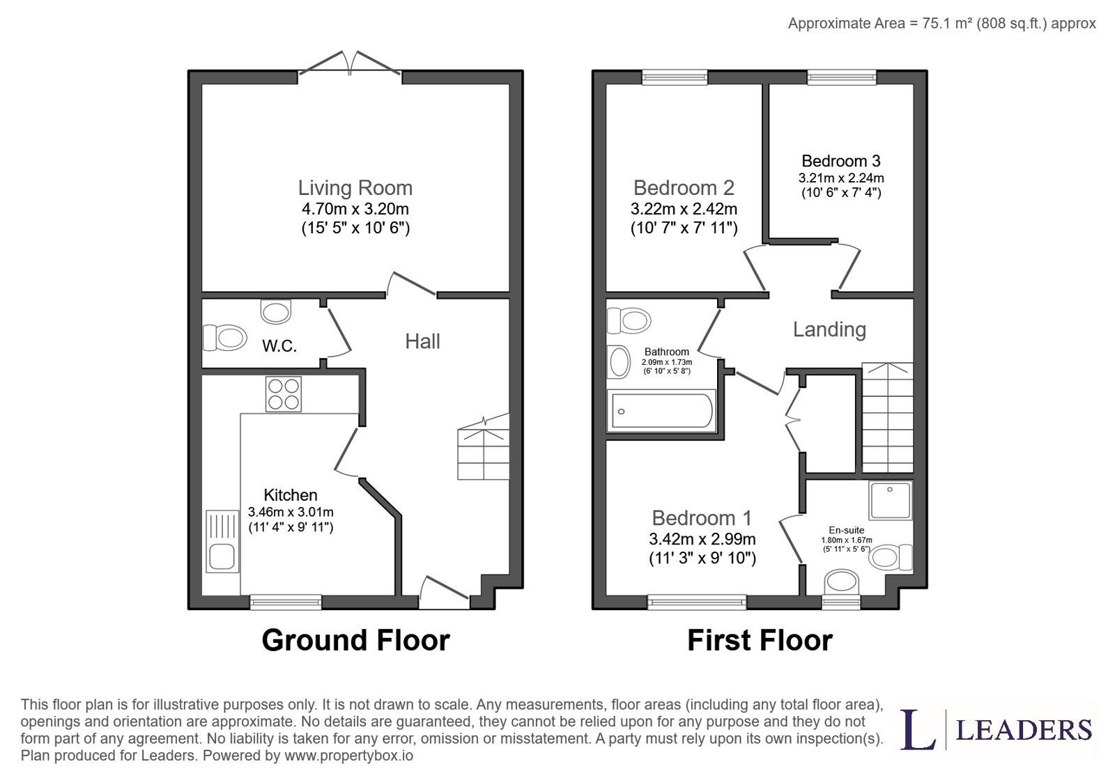 6, Chaser Way, Northamptonshire floorplan