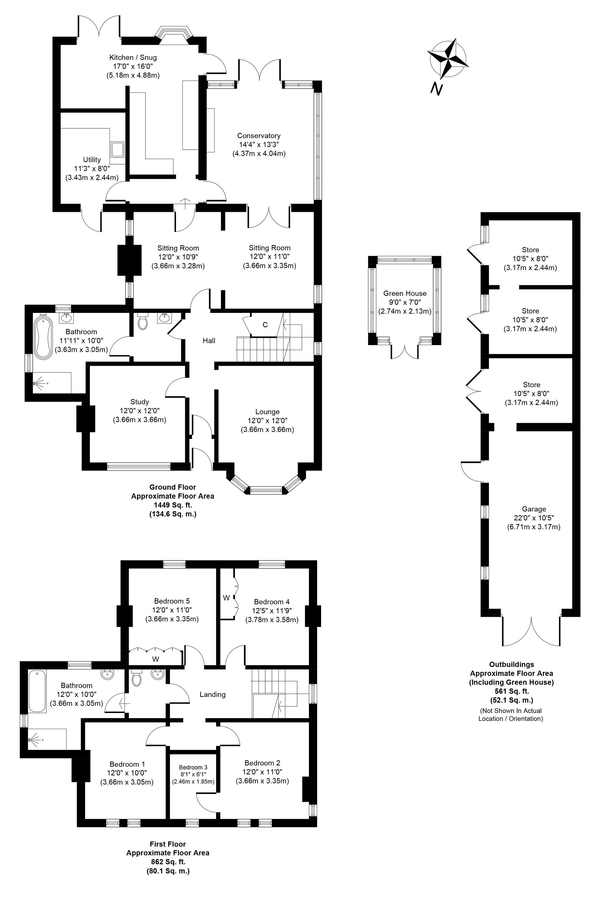 206 Norwich Road, Dereham floorplan