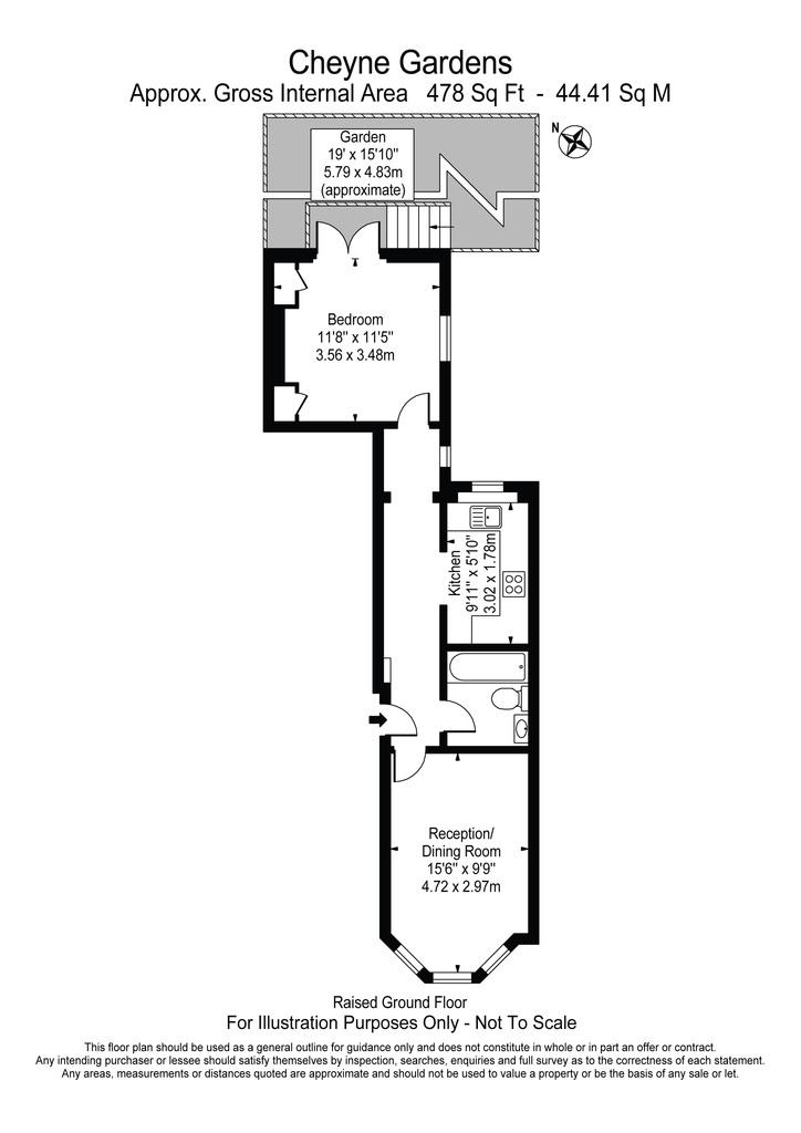 1 Bedrooms Flat to rent in Cheyne Gardens, Chelsea SW3