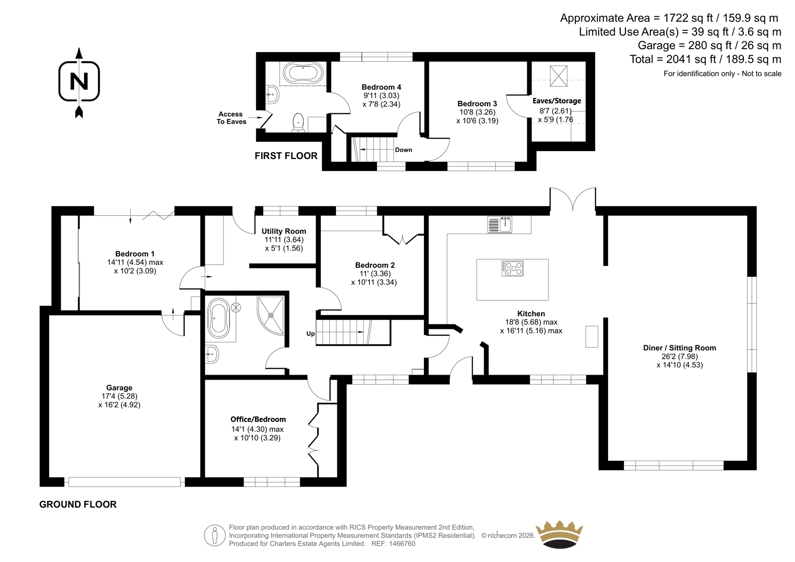 4, Browning Road, West Sussex floorplan