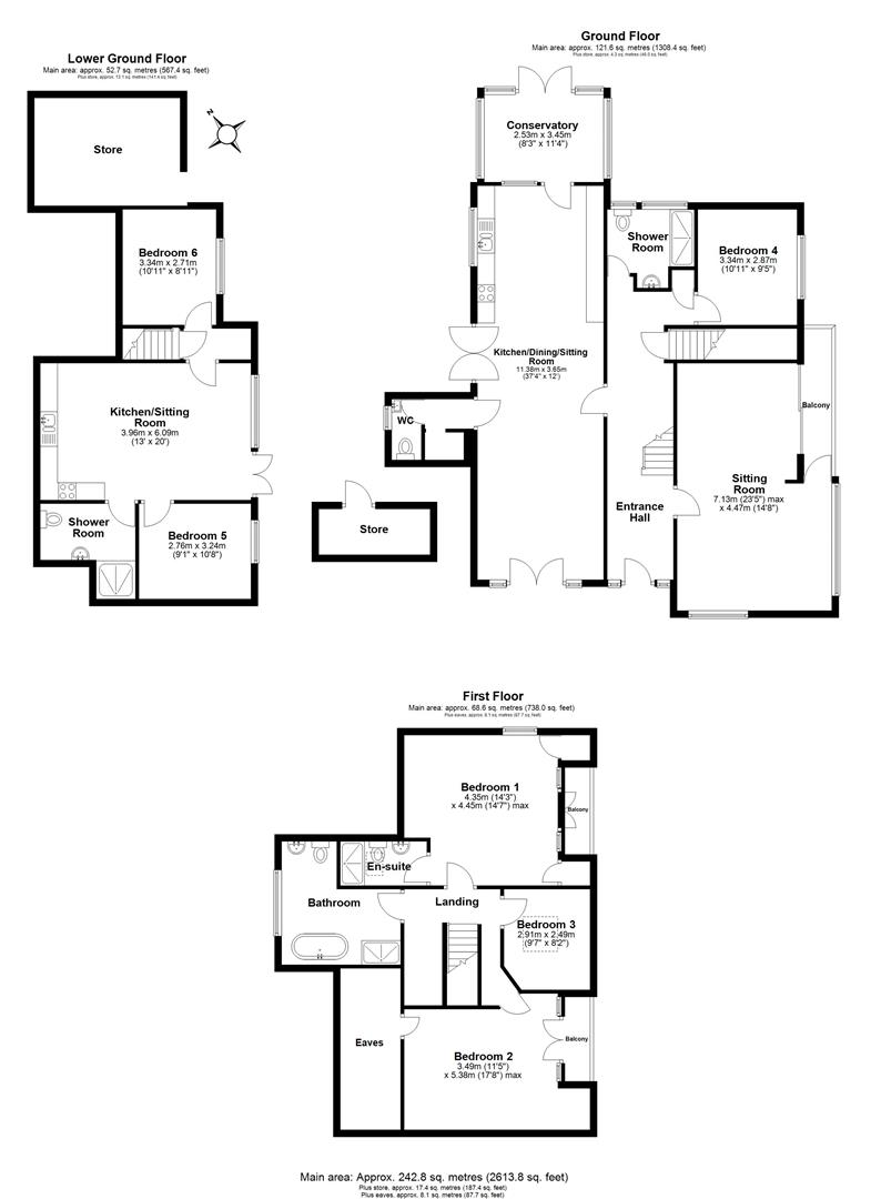 Blue Haze, Wheatlands Road, Paignton floorplan