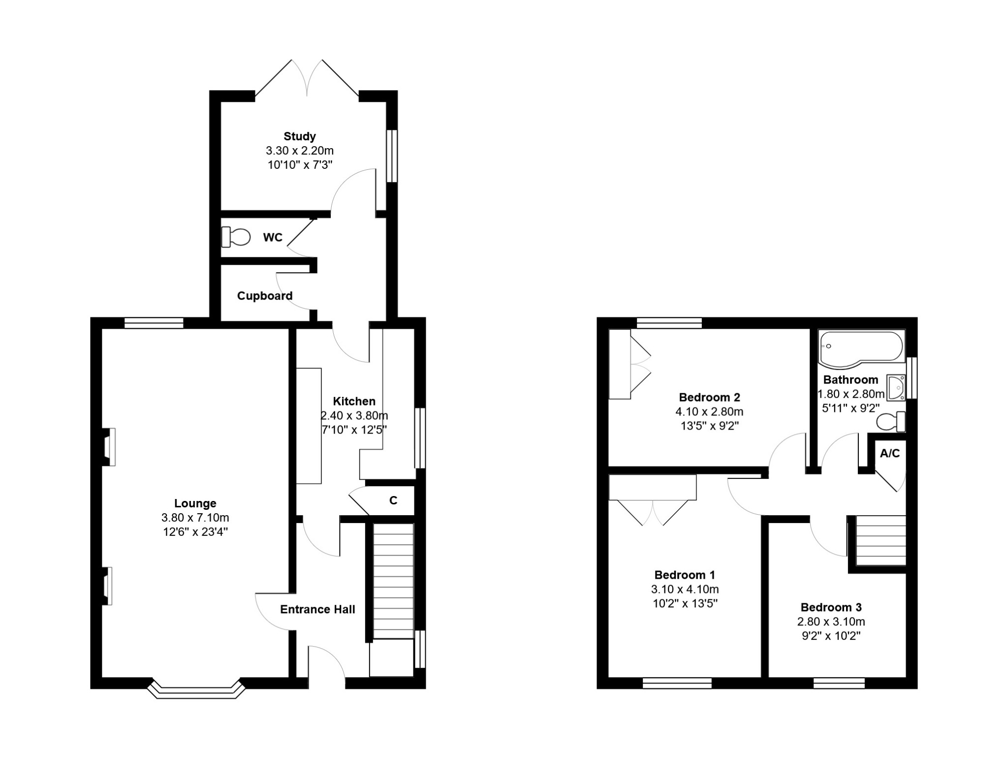 10, Orchard Close, Dereham floorplan