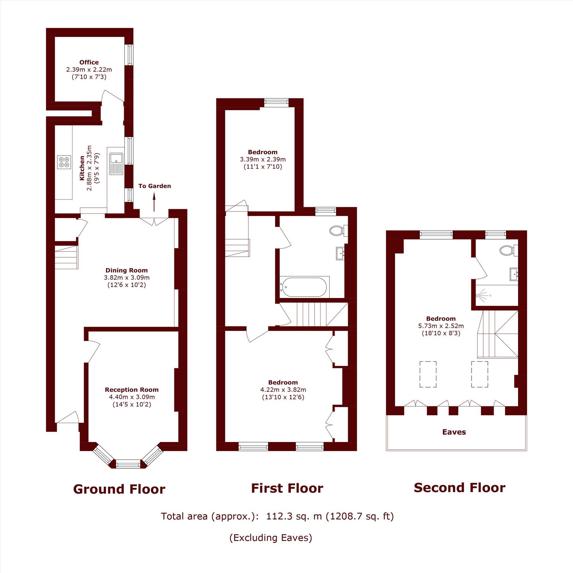127, Troughton Road, London floorplan