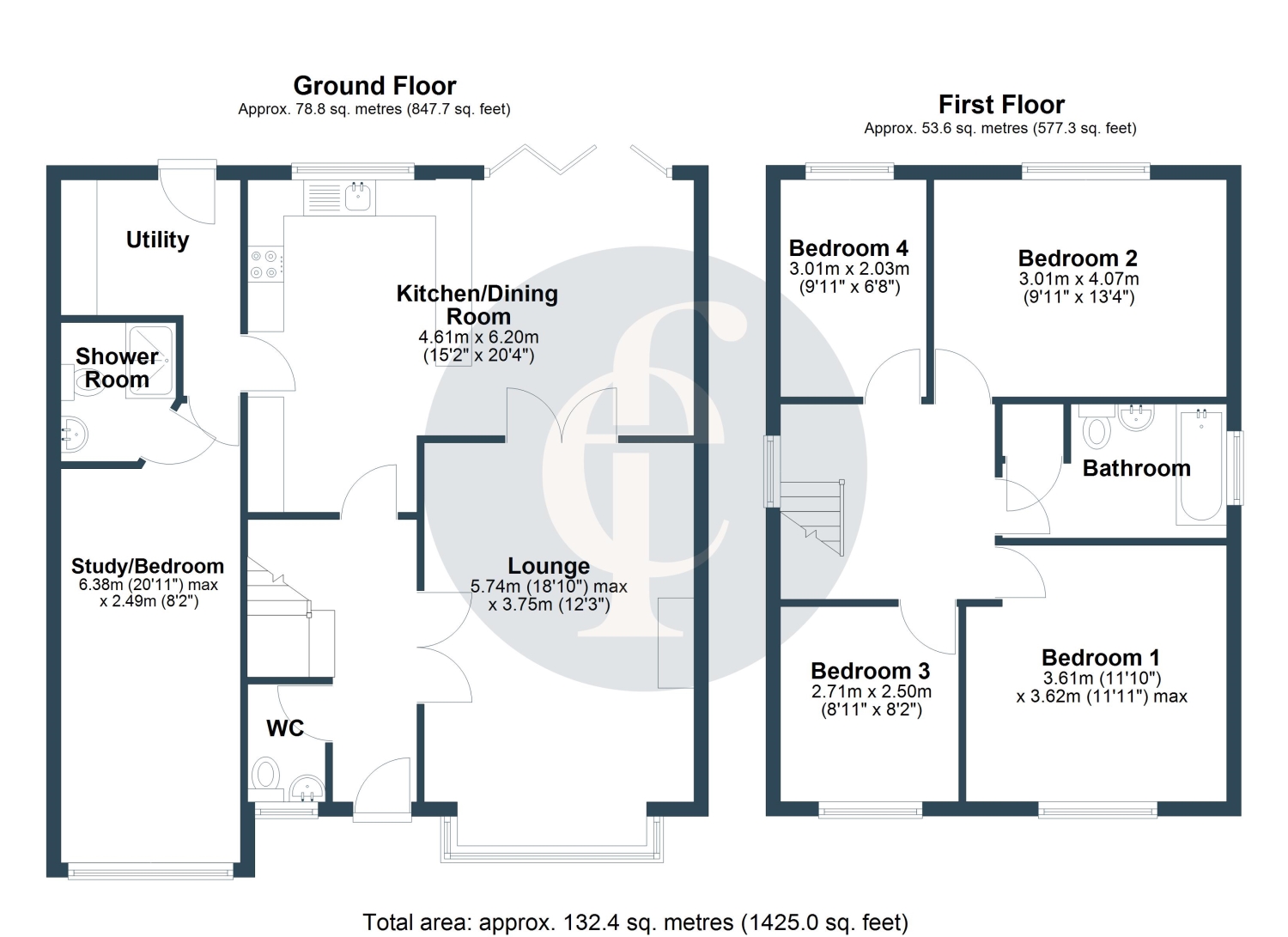 43, Saxon Close, Stratford-upon-Avon floorplan