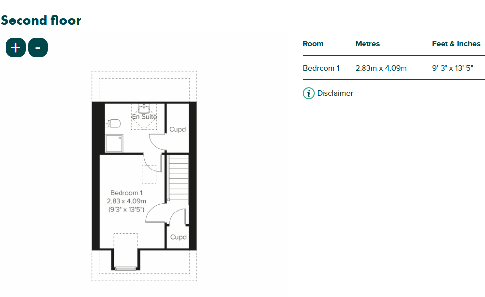 Plot 385 Ashworth Place, Exeter floorplan
