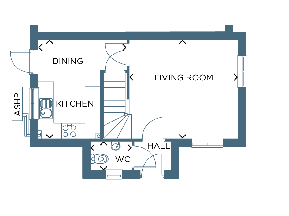 597, Oak Tree Crescent, Knottingley floorplan