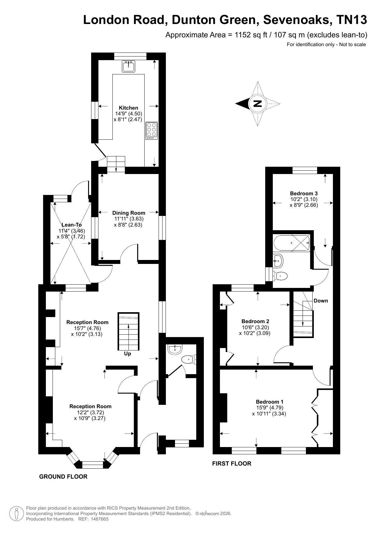1, Camden Villas, Dunton Green floorplan