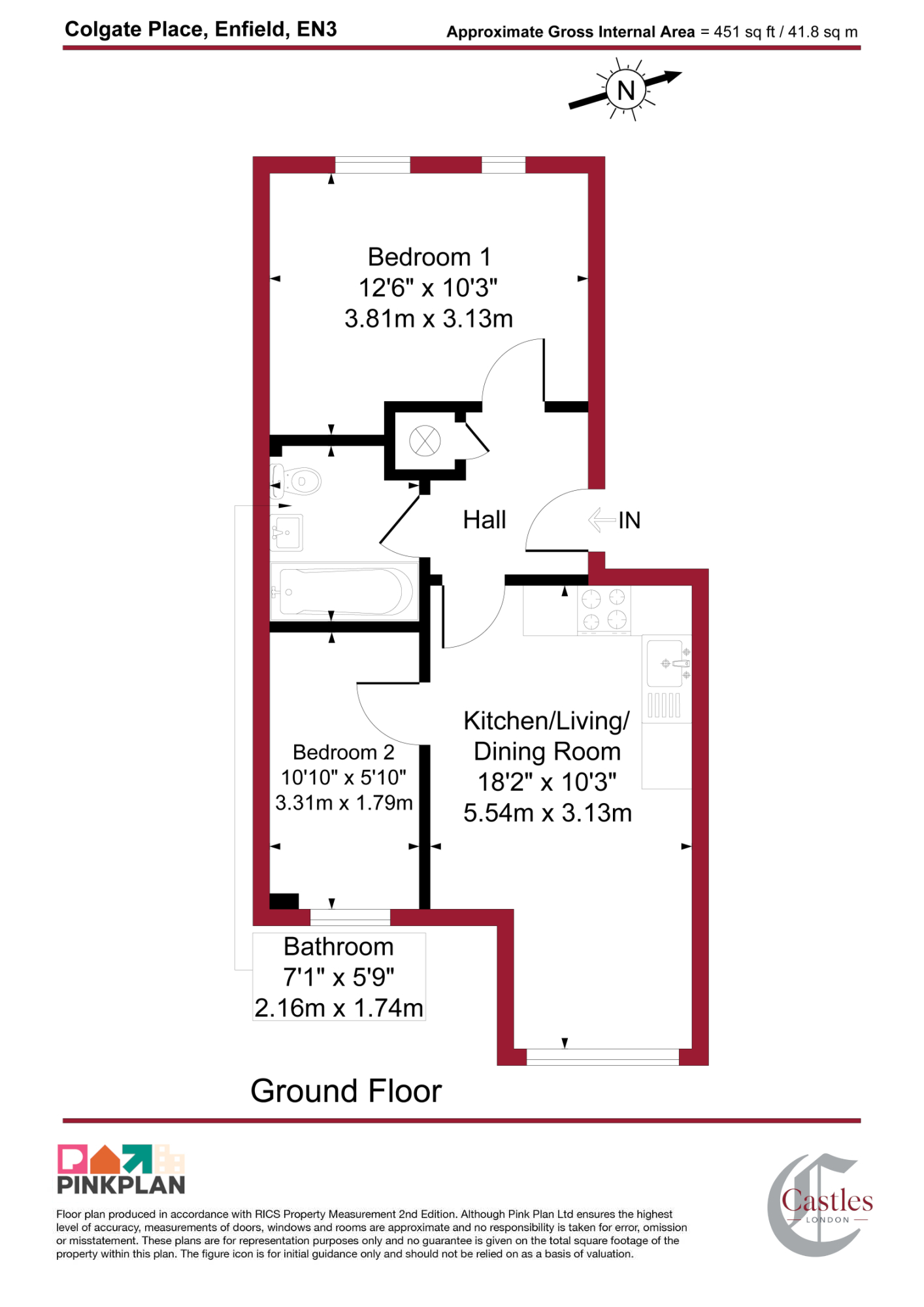 32, Bren Court, Enfield floorplan