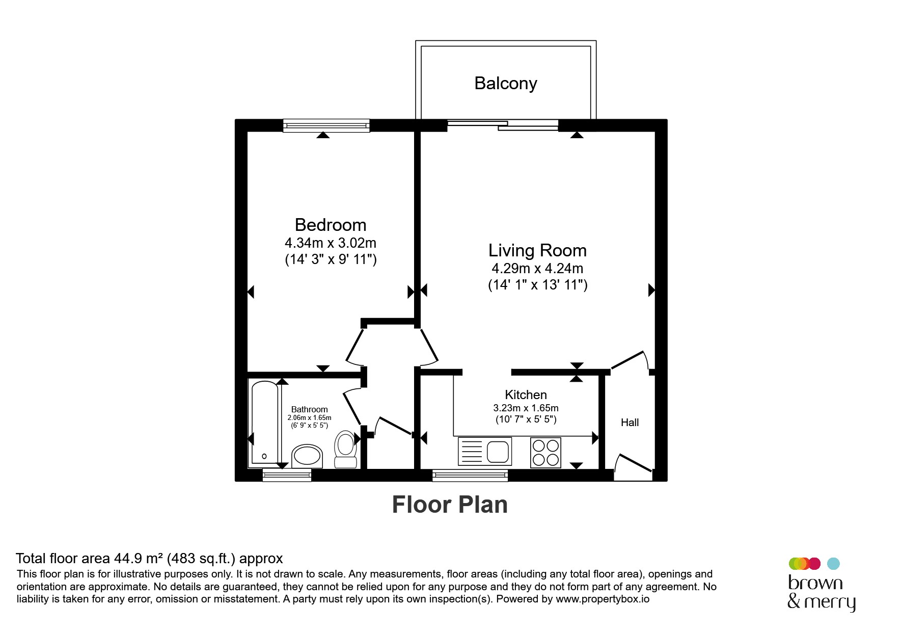 379, Long Chaulden, Hemel Hempstead floorplan