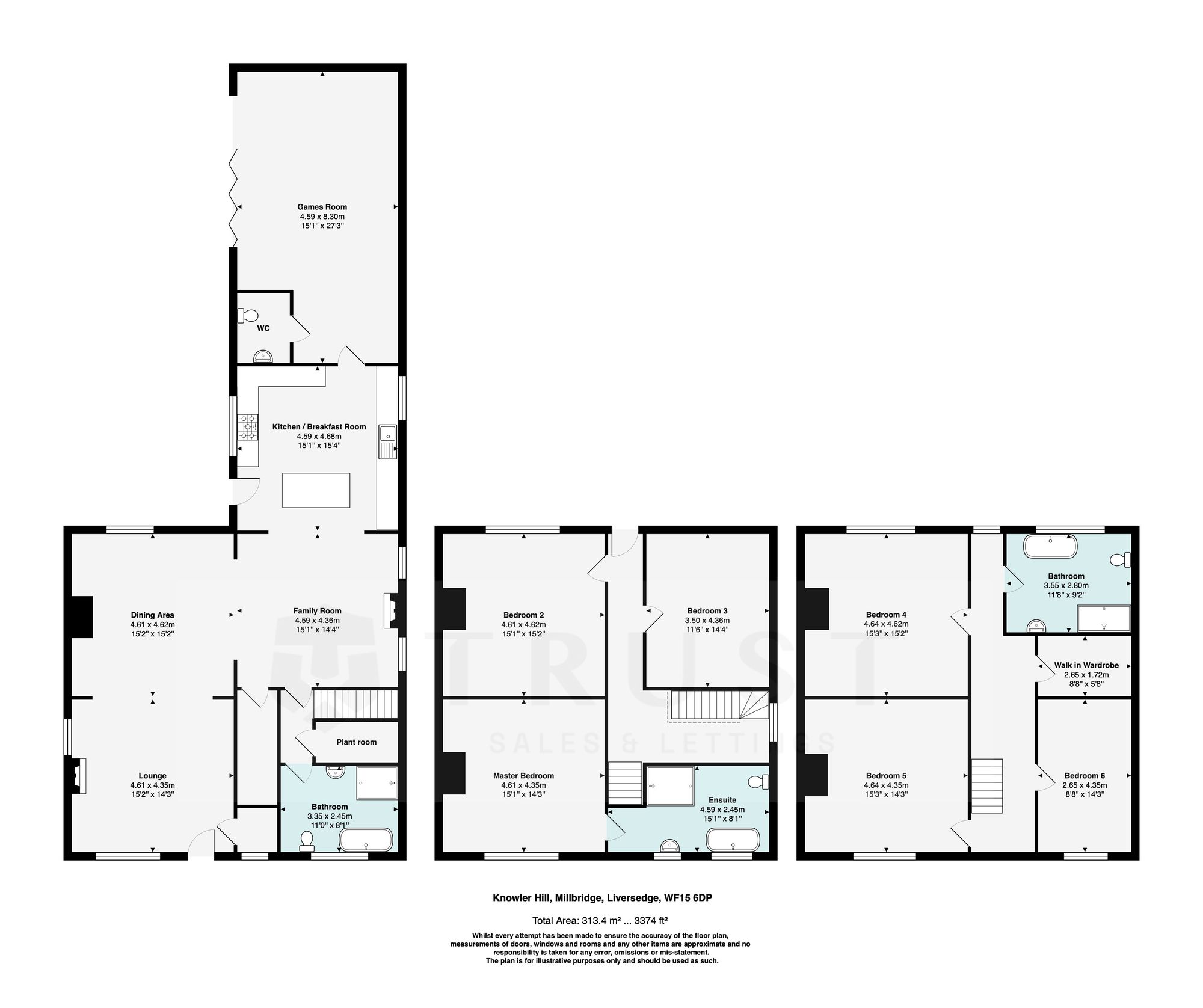 Albion Inn, Liversedge floorplan