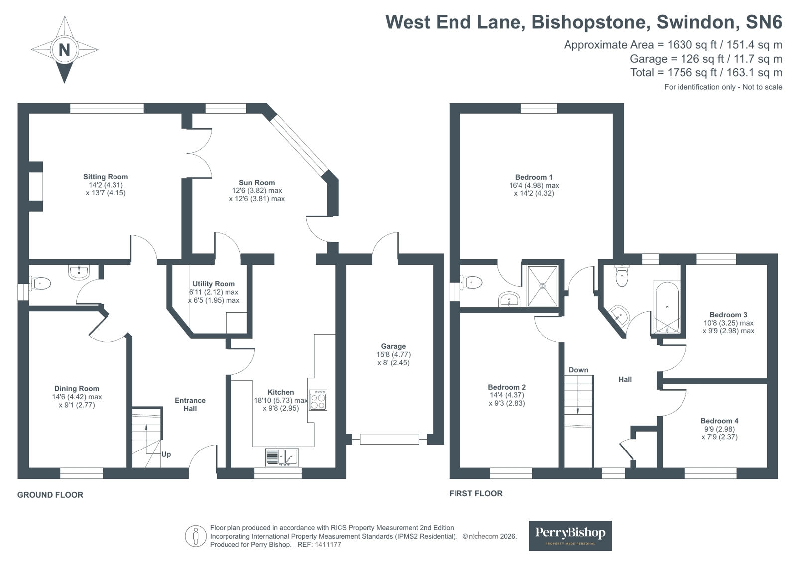 Spindleberry,, West End Lane, Bishopstone floorplan