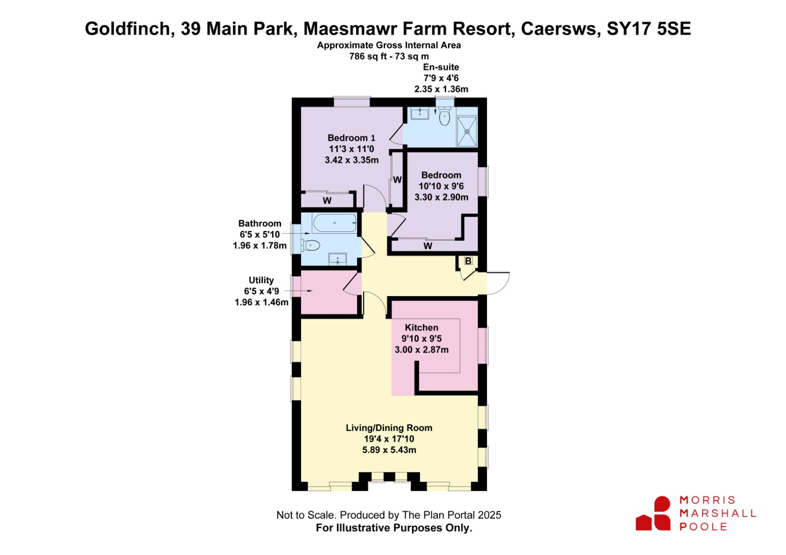 Goldfinch, 39, Main Park, Caersws floorplan